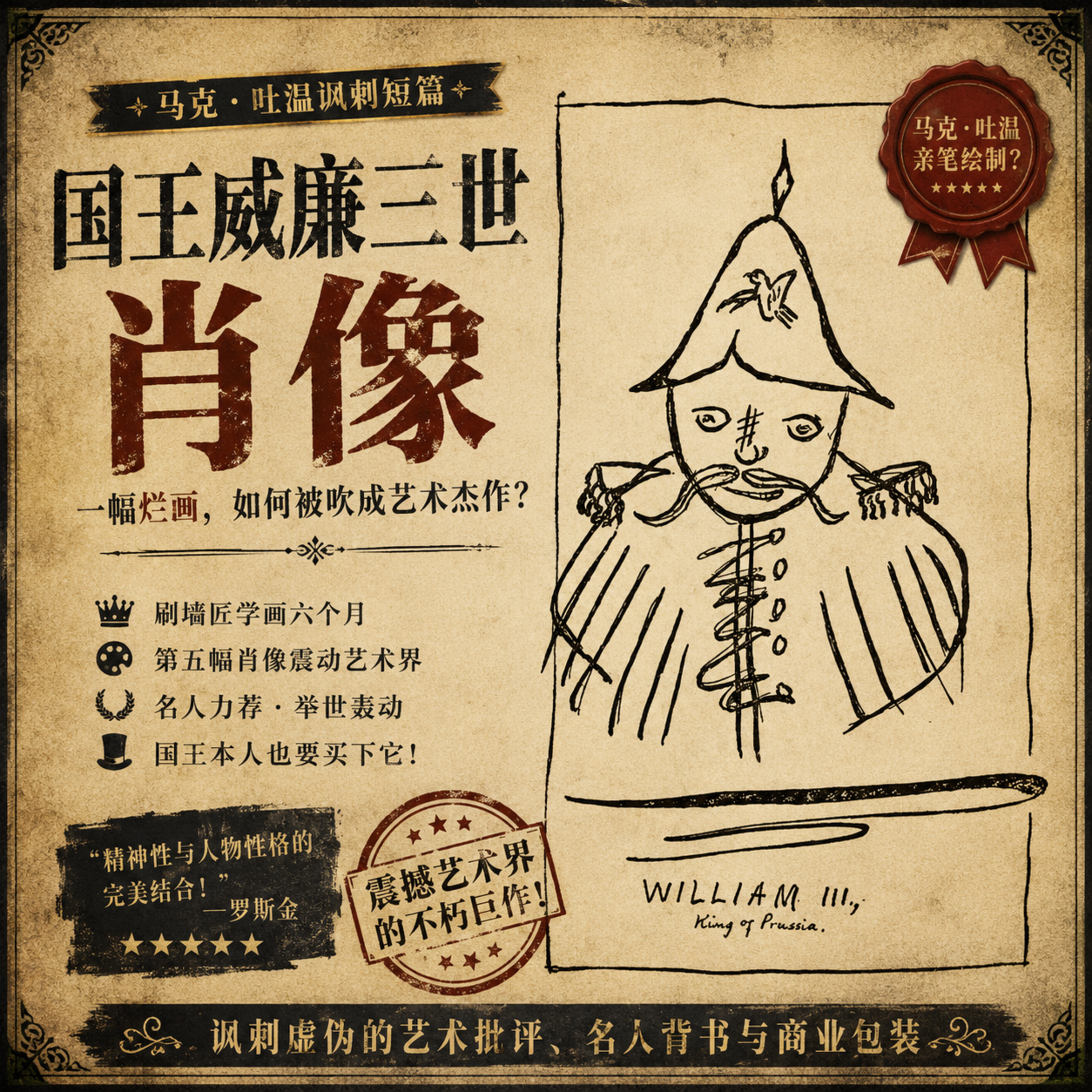 在故事里入睡·302夜·《国王威廉三世肖像》：艺术骗局是怎样炼成的 episode artwork