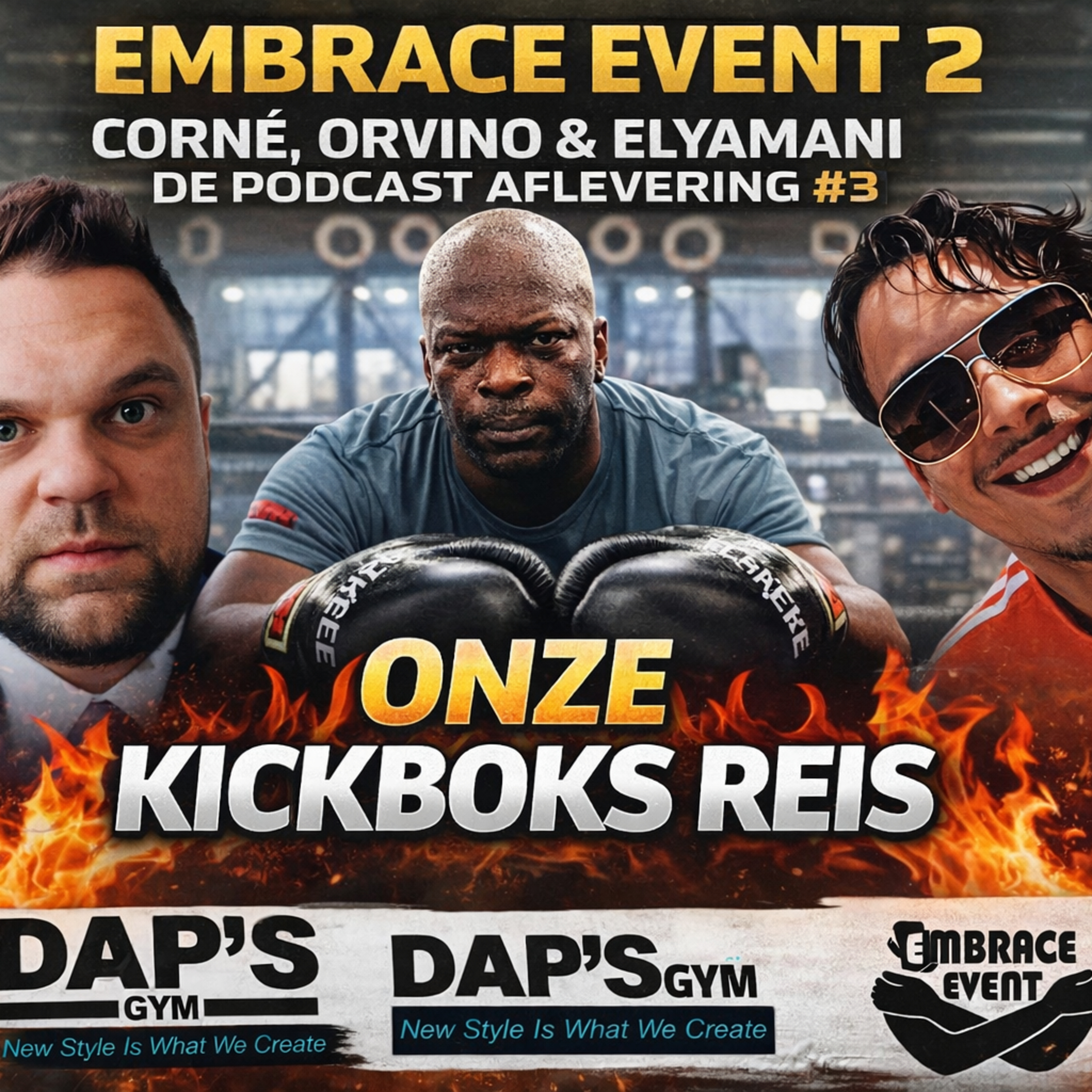 Kickboksen op het Embrace event 2 (corvino de podcast aflevering 3) episode artwork