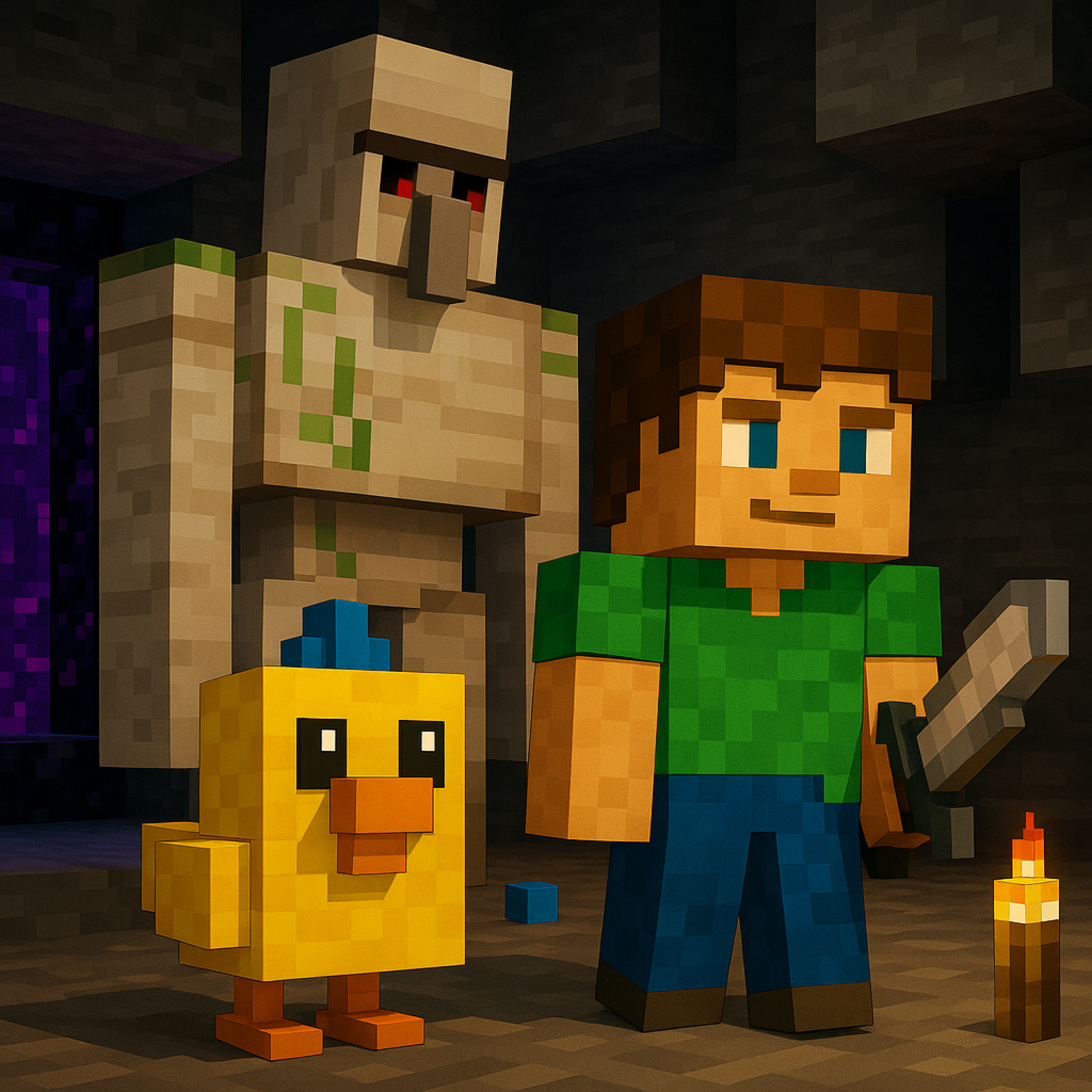 BONUS: Karlíkovy Minecraftické pohádky – Dobrodružství v jeskyni z pohledu Kdáčka