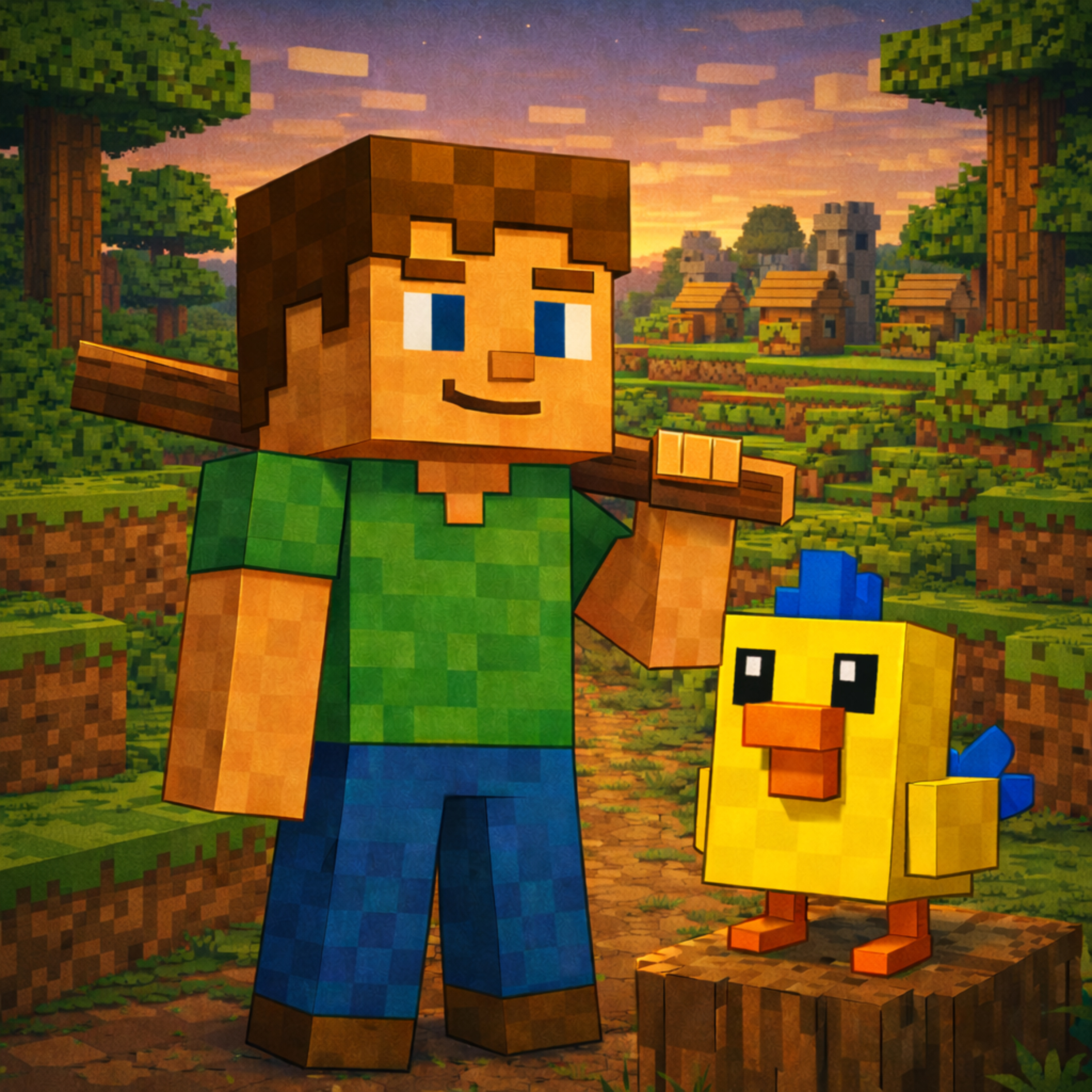 Kapitola 32 – Kost u lesa | Karlíkovy minecraftické pohádky