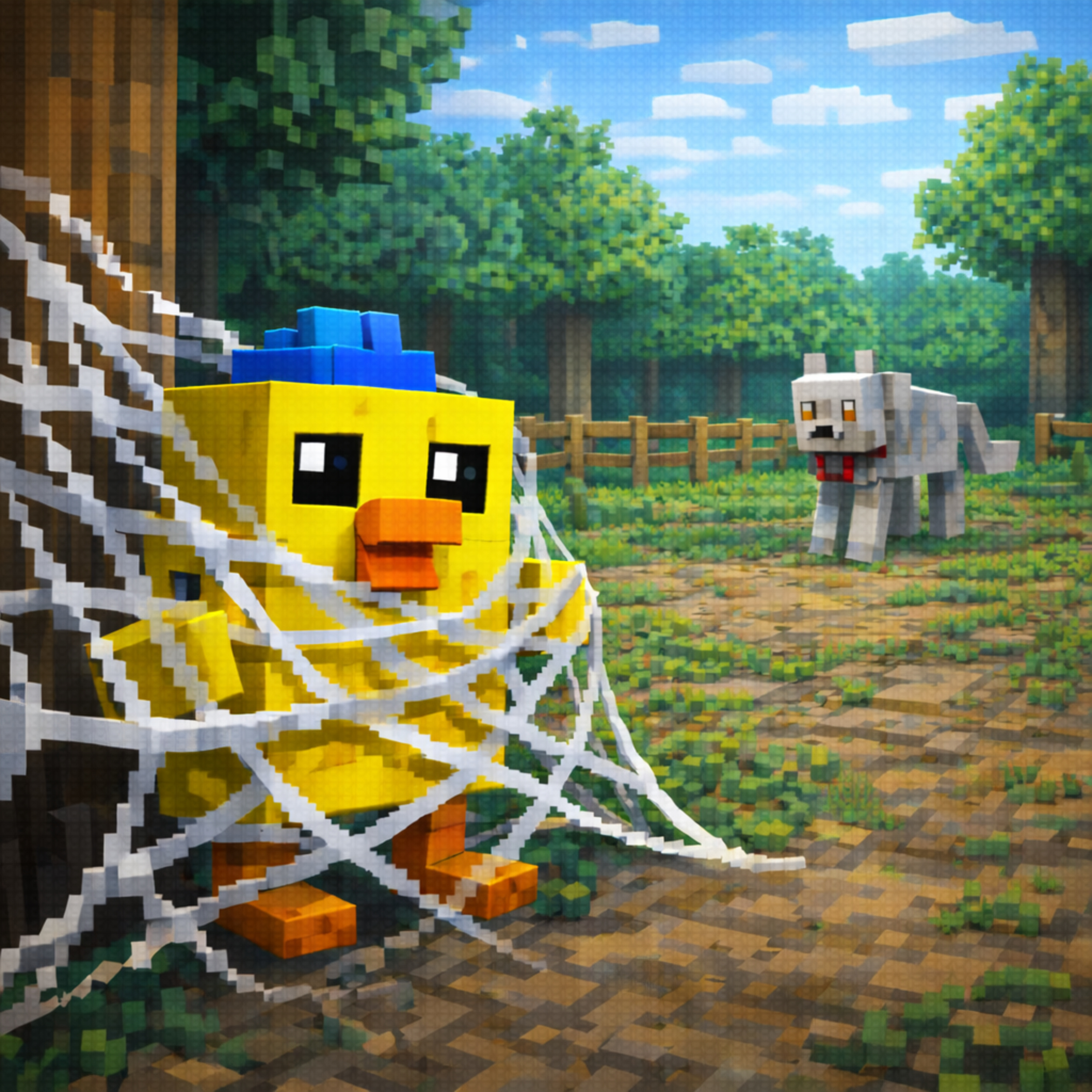 Kapitola 41 – Když se kuře ztratí | Karlíkovy minecraftické pohádky