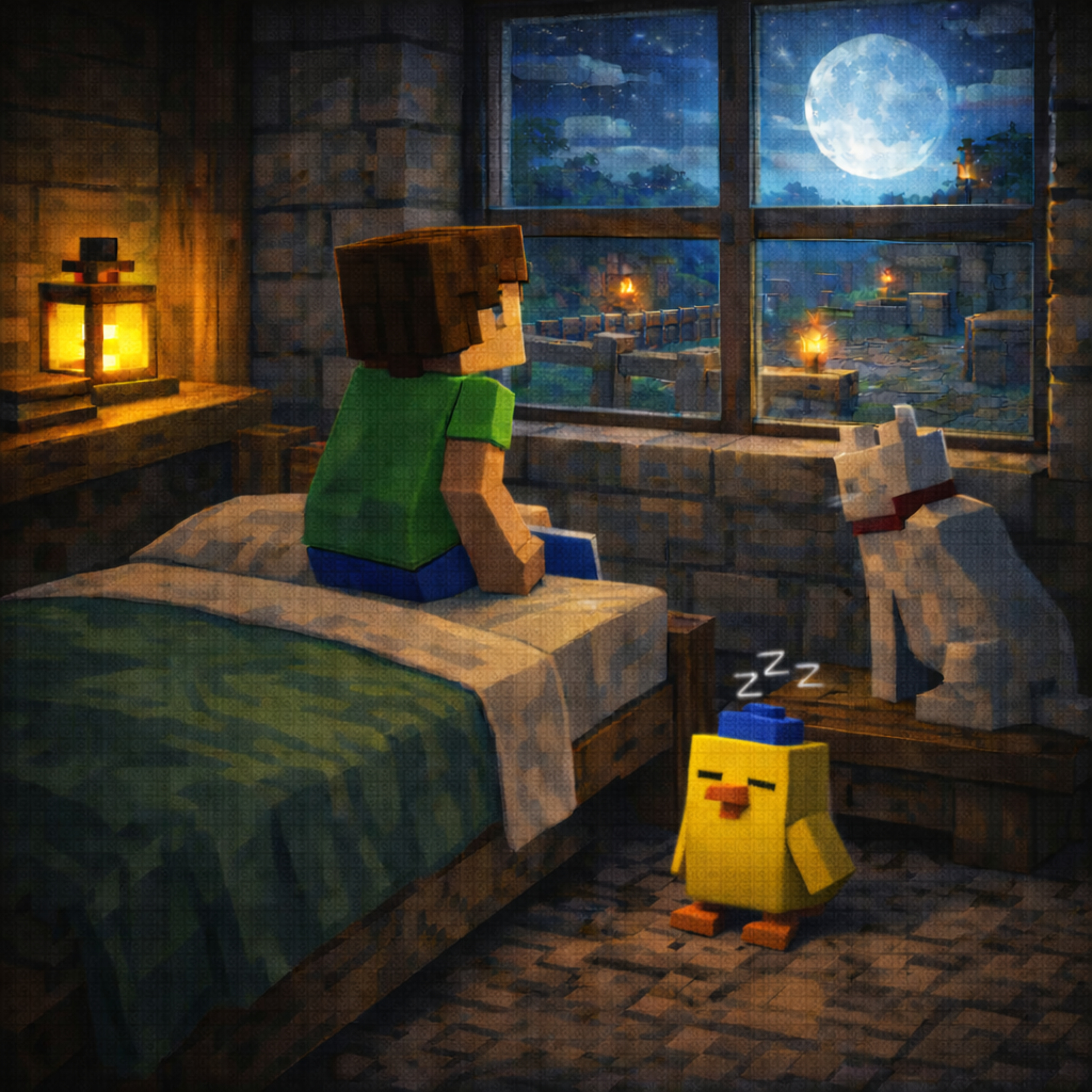 Kapitola 46 – Noc před úplňkem | Karlíkovy minecraftické pohádky