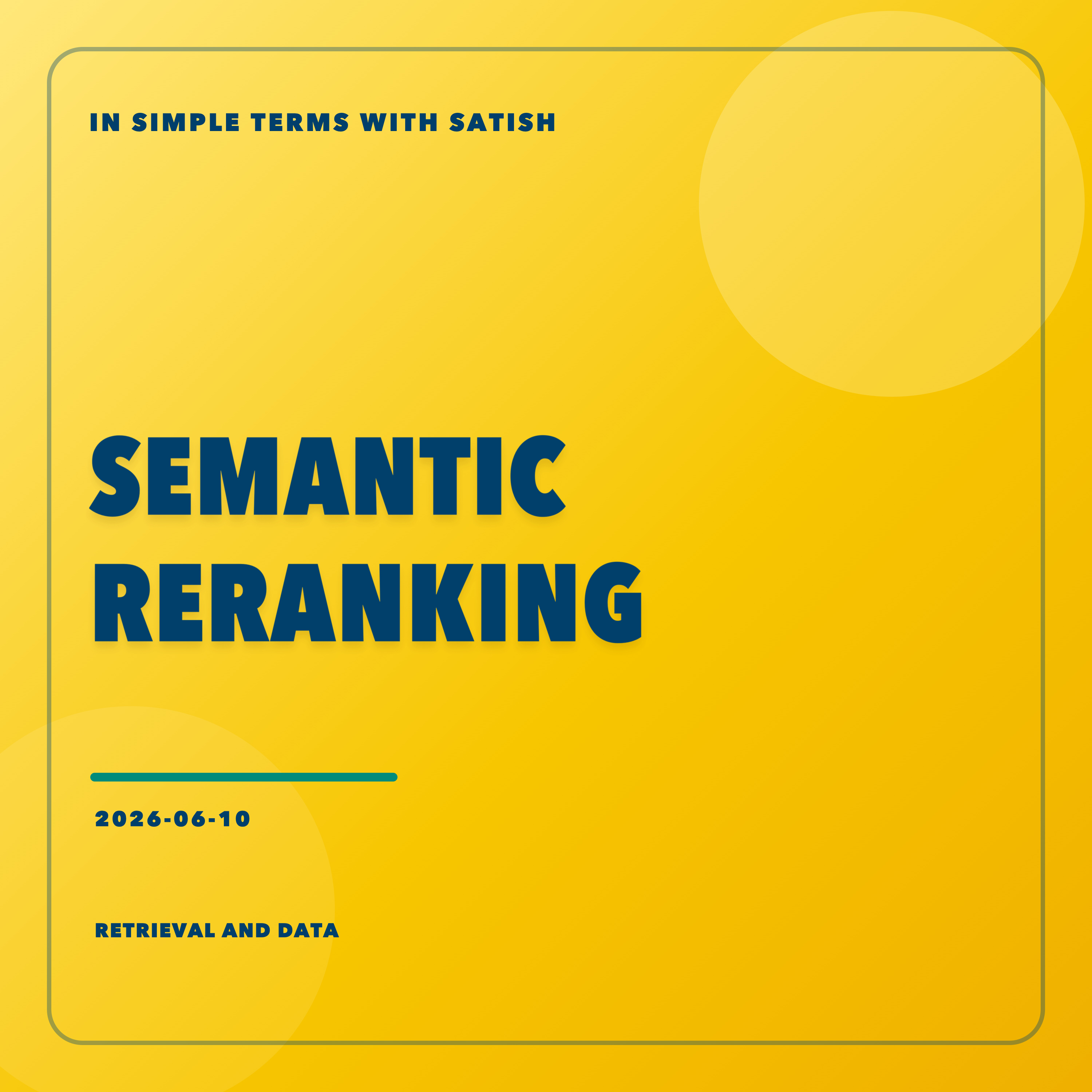 Semantic Reranking episode artwork