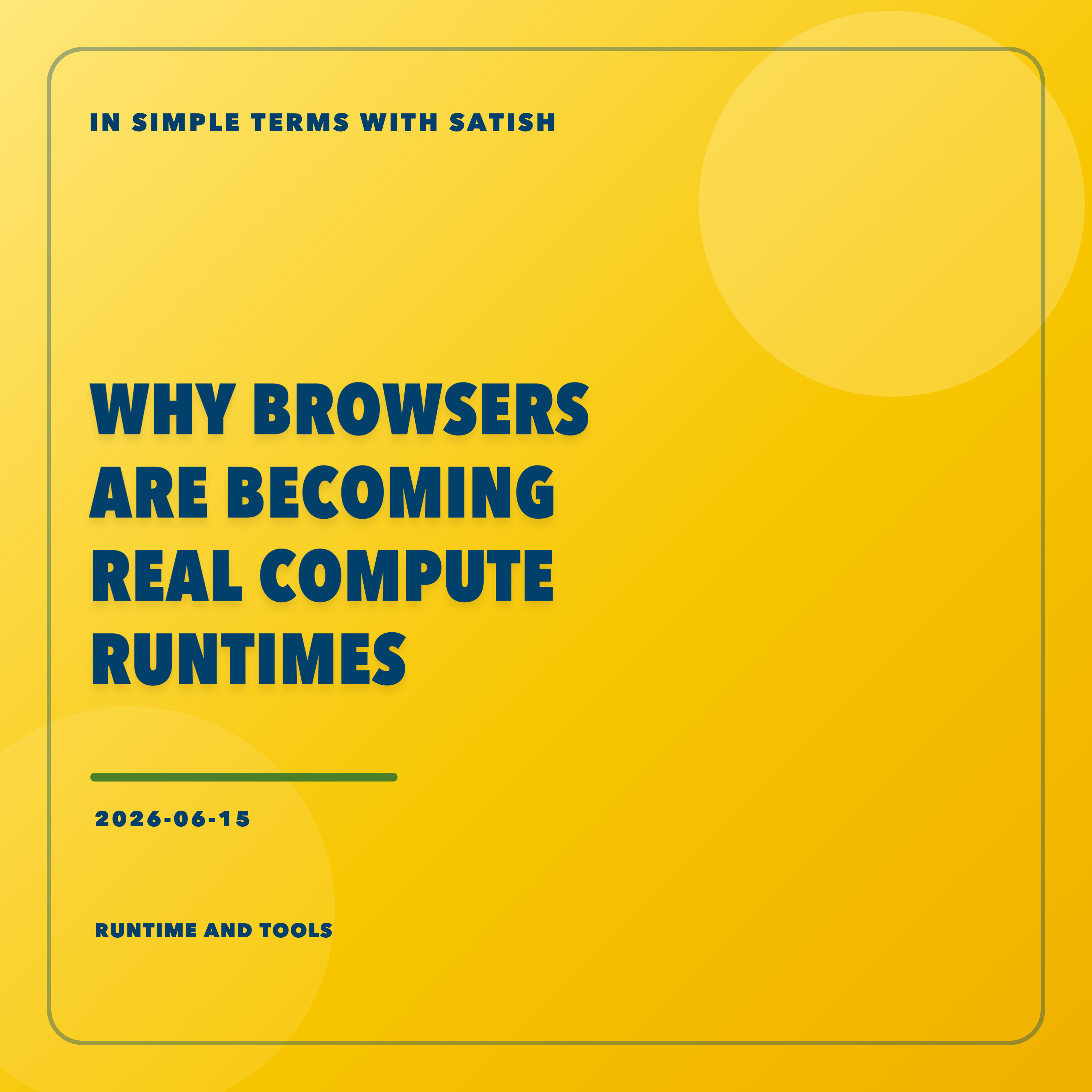 Why Browsers Are Becoming Real Compute Runtimes episode artwork