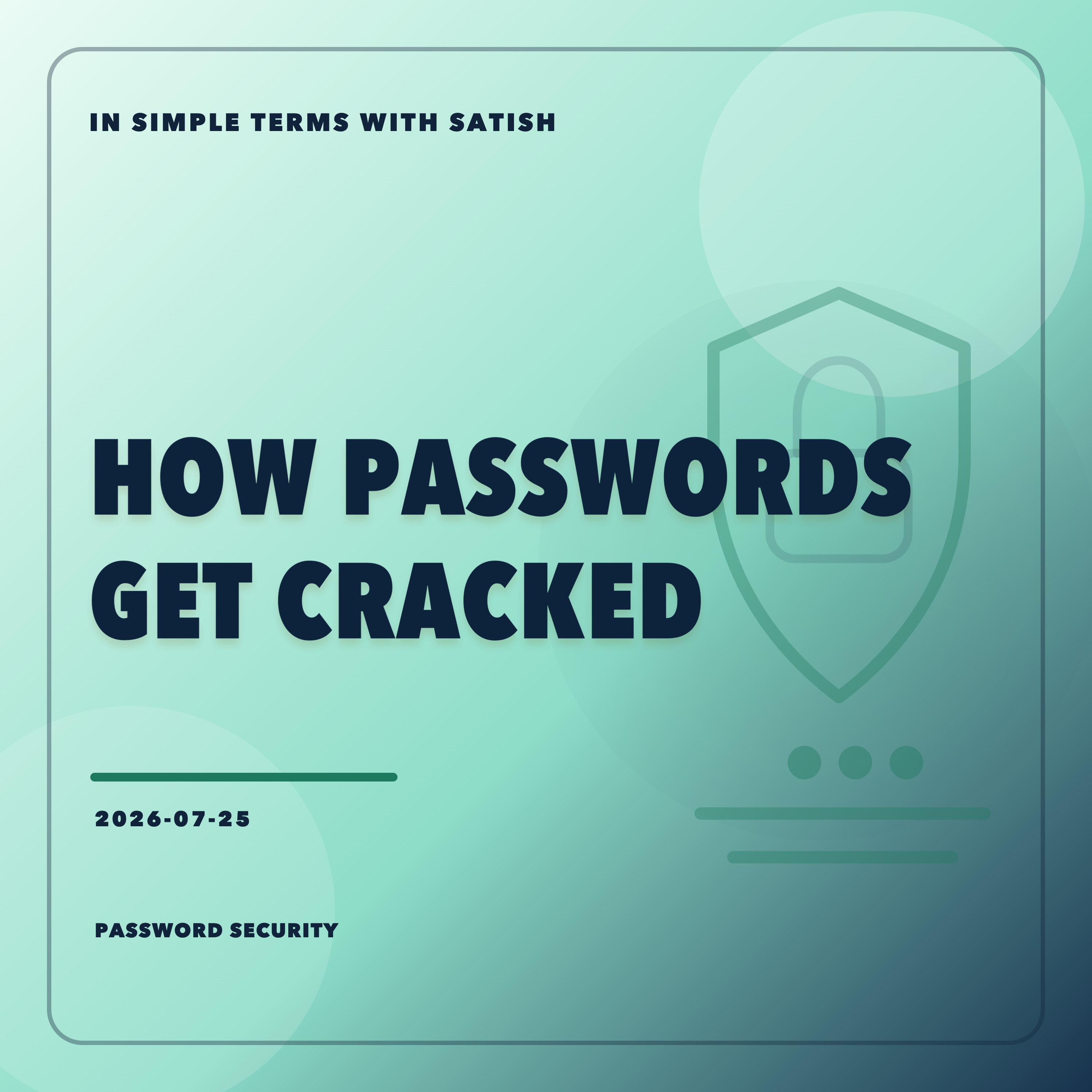 How Passwords Get Cracked episode artwork
