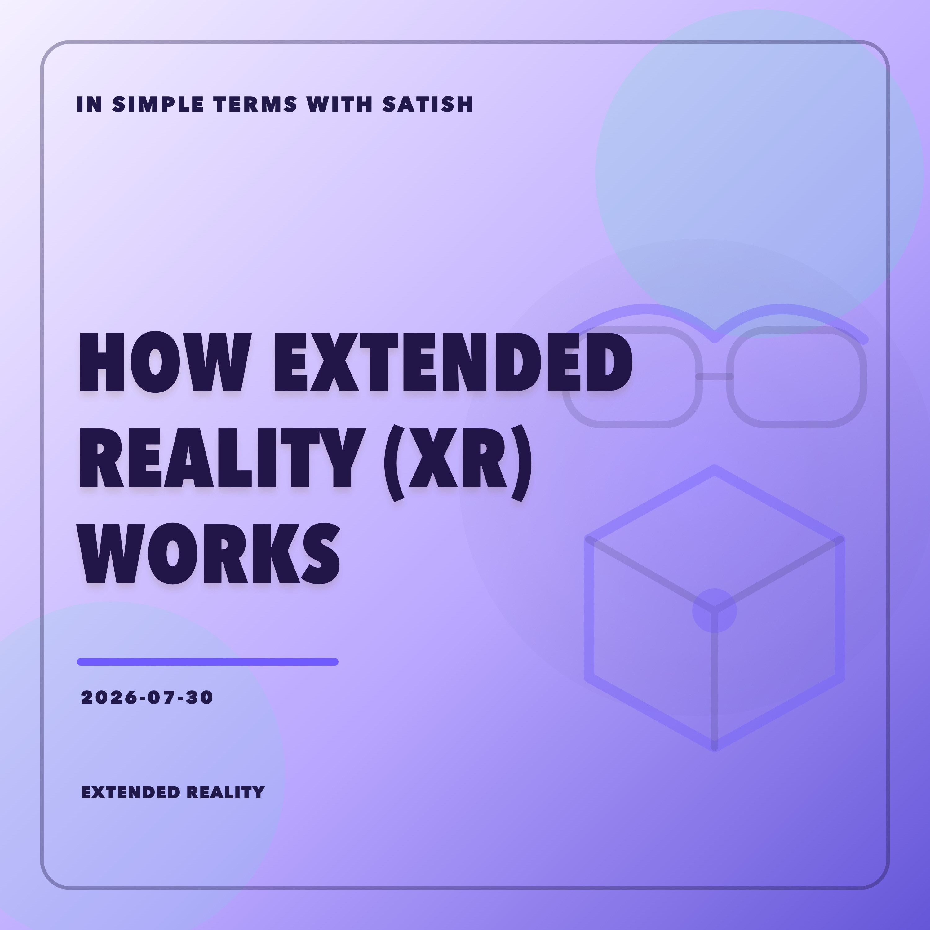 How Extended Reality (XR) Works episode artwork