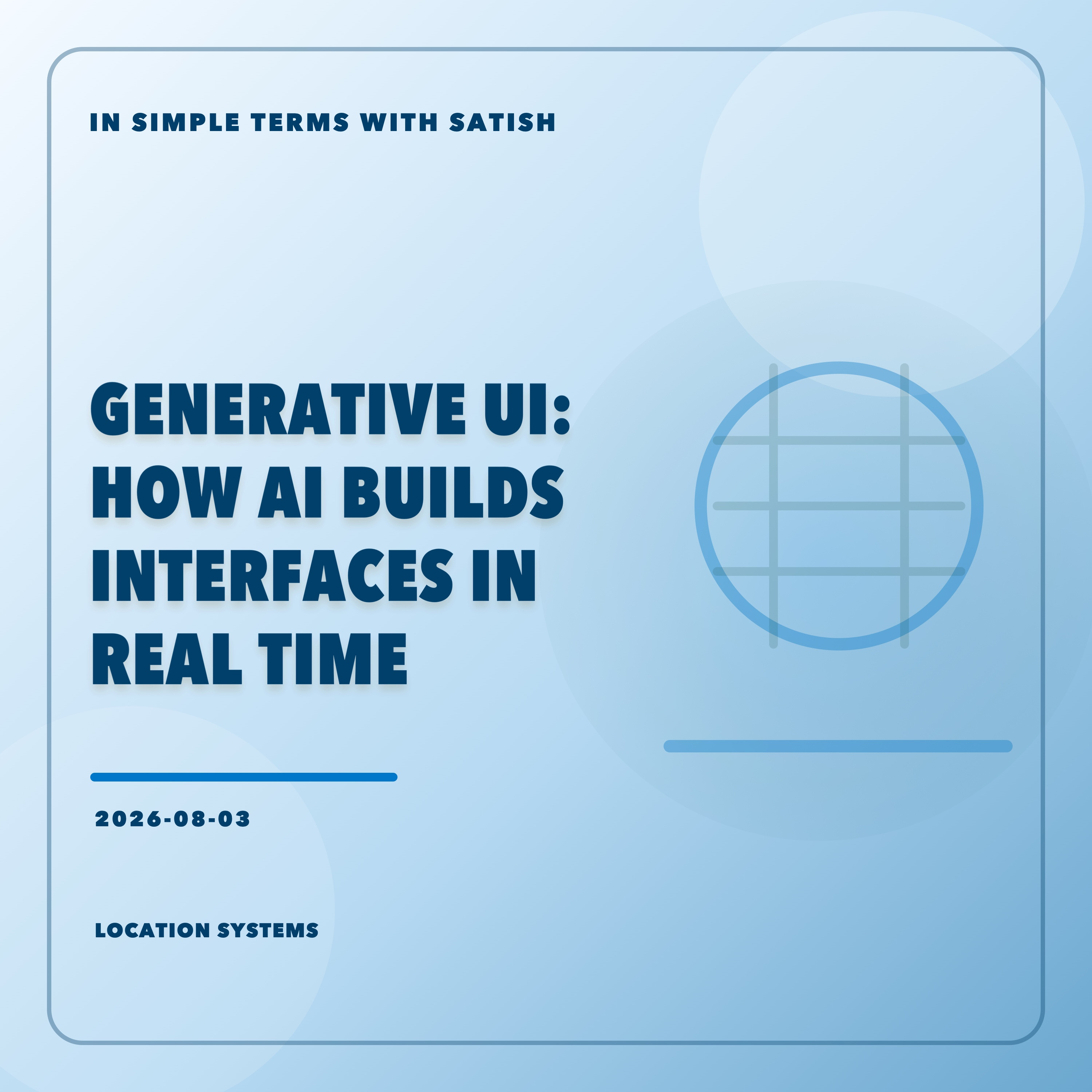 Generative UI: How AI Builds Interfaces in Real Time episode artwork