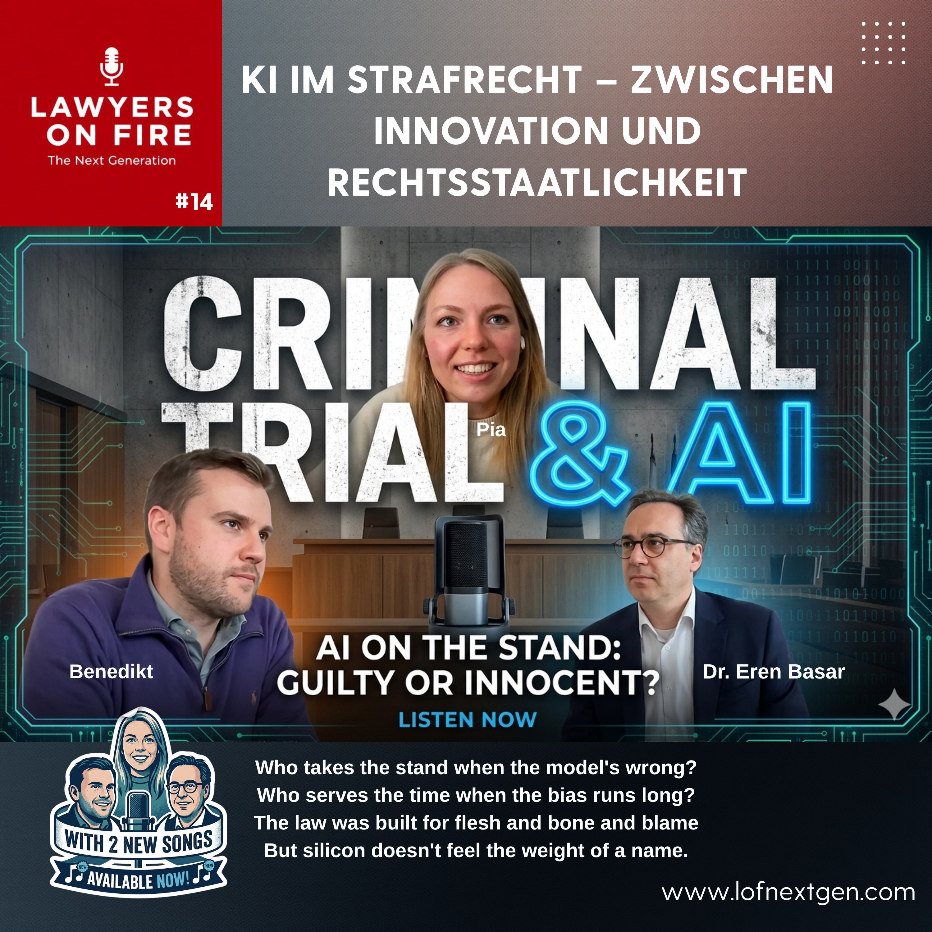 Episode 14: KI im Strafrecht – zwischen Innovation und Rechtsstaatlichkeit episode artwork
