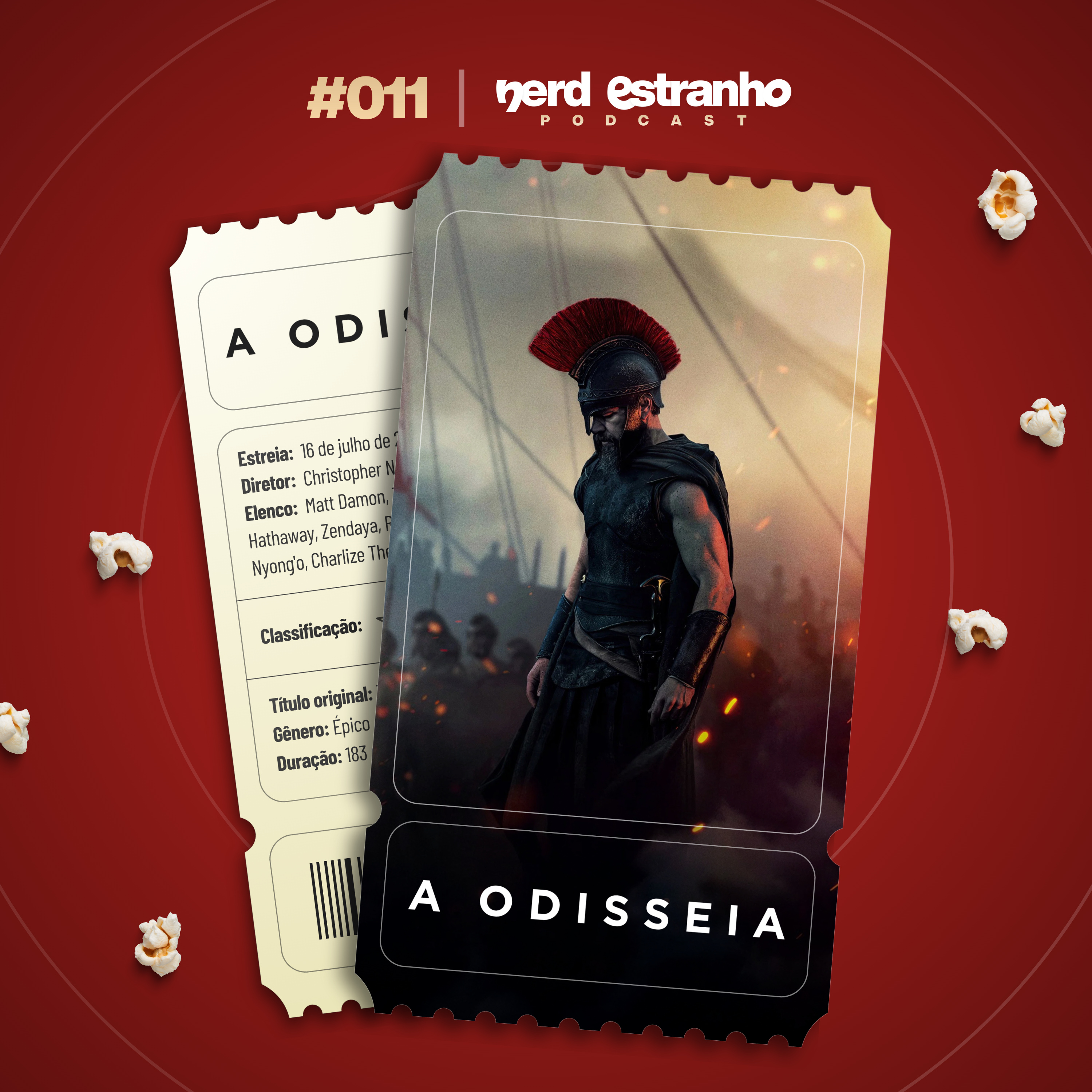 011 - A Odisseia: O mesmo filme de sempre do Nolan! episode artwork