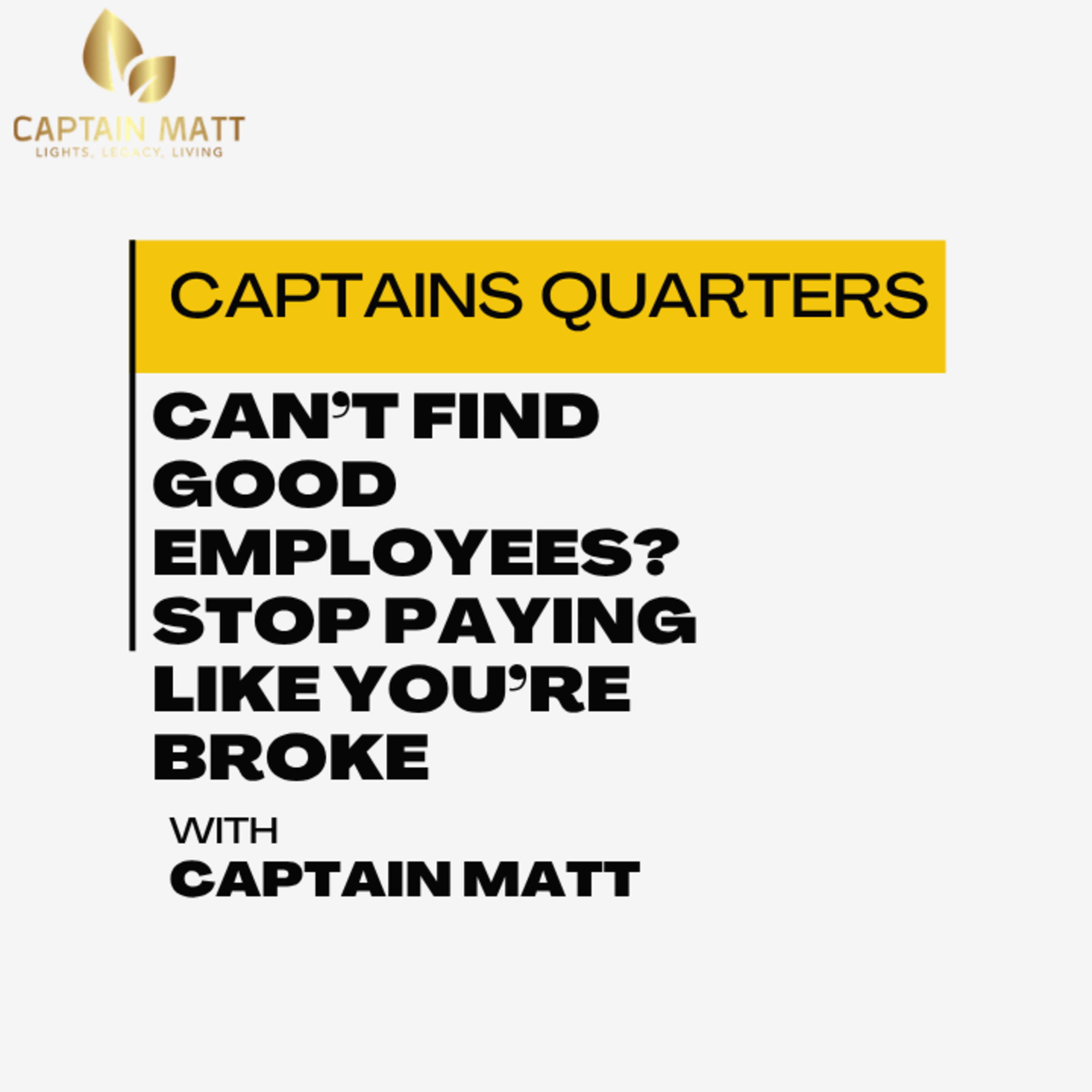 Can’t Find Good Employees? Stop Paying Like You’re Broke | 29 episode artwork