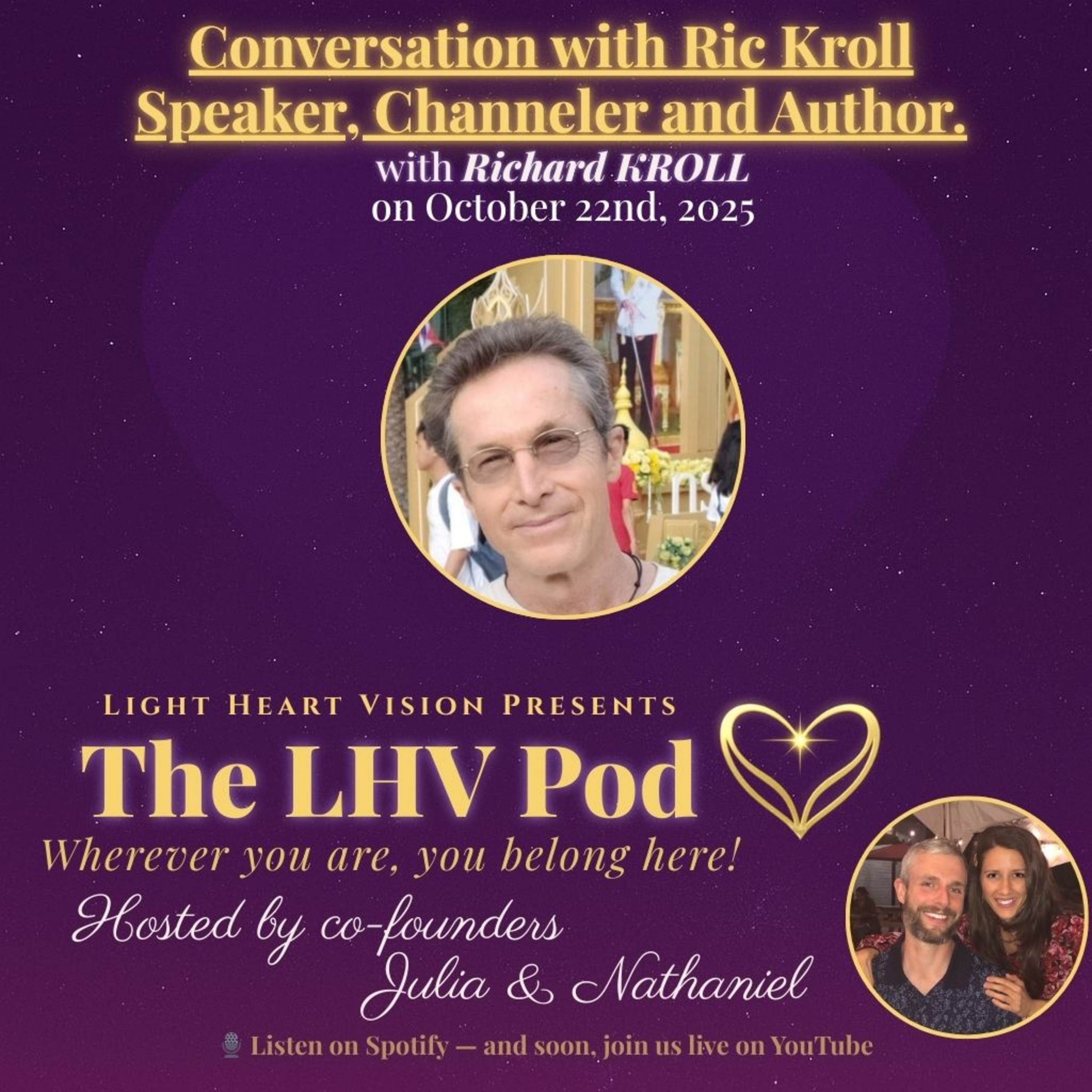Conversation with Richard Kroll Speaker, Channeller and Author 🌟 episode artwork