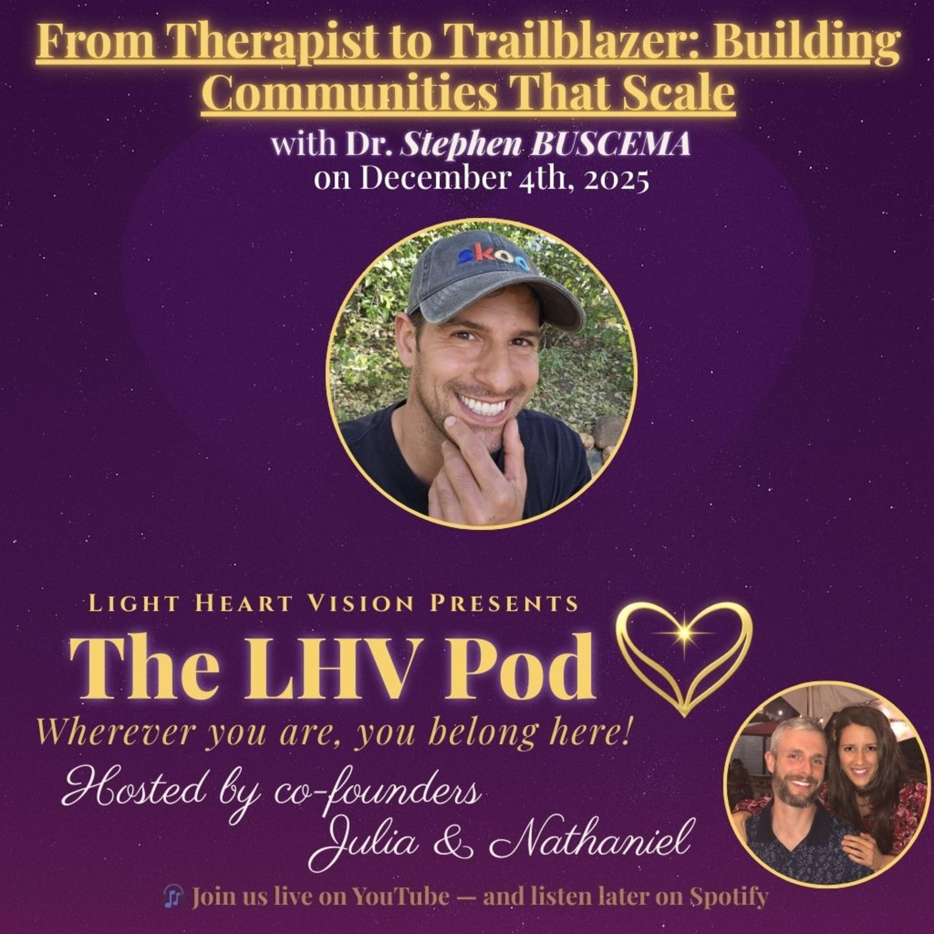 From Therapist to Trailblazer: Building Communities That Scale 🌟 with Dr. Stephen Buscema episode artwork