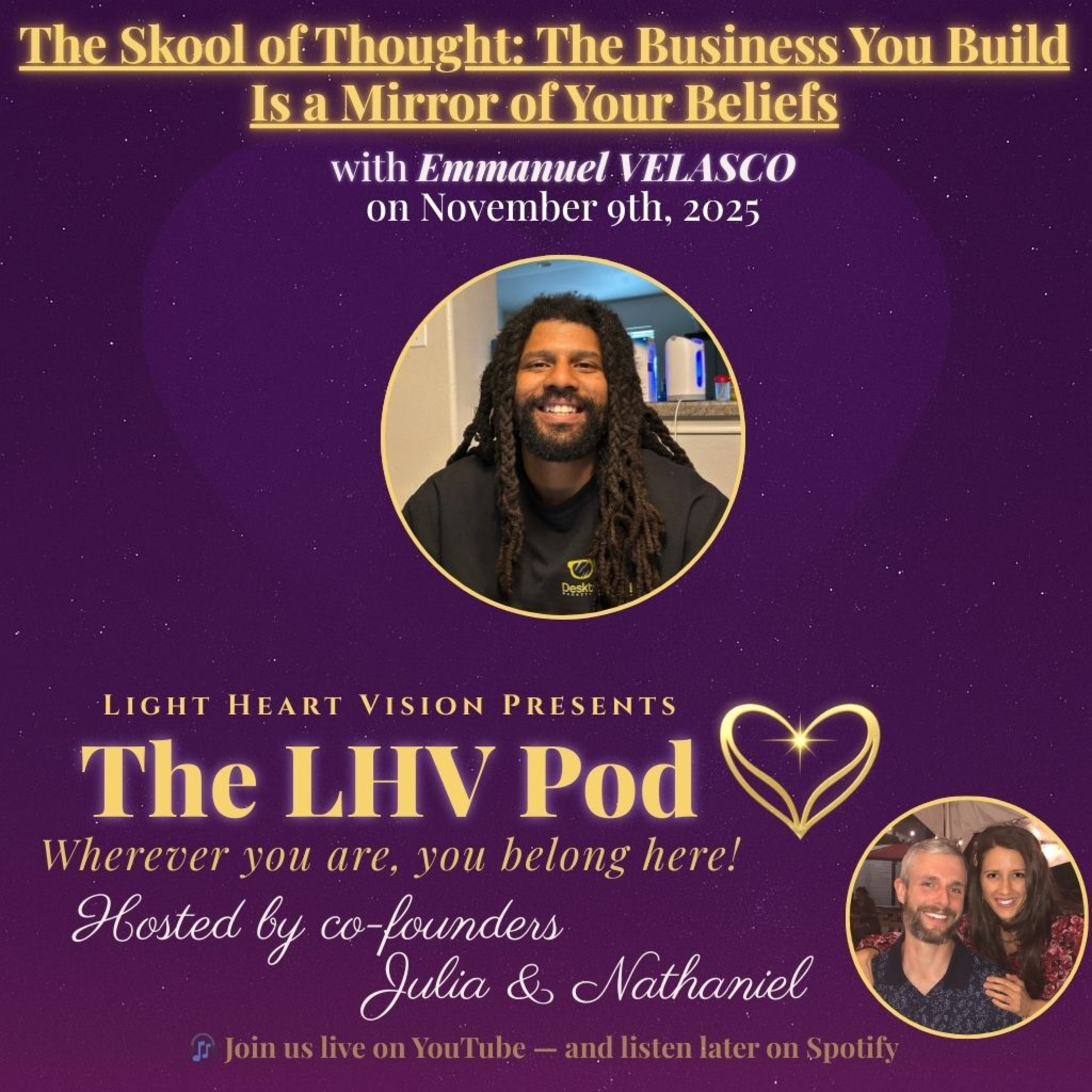 The Skool of Thought: The Business You Build is a Mirror of Your Beliefs 🌟 with Emmanuel Velasco episode artwork