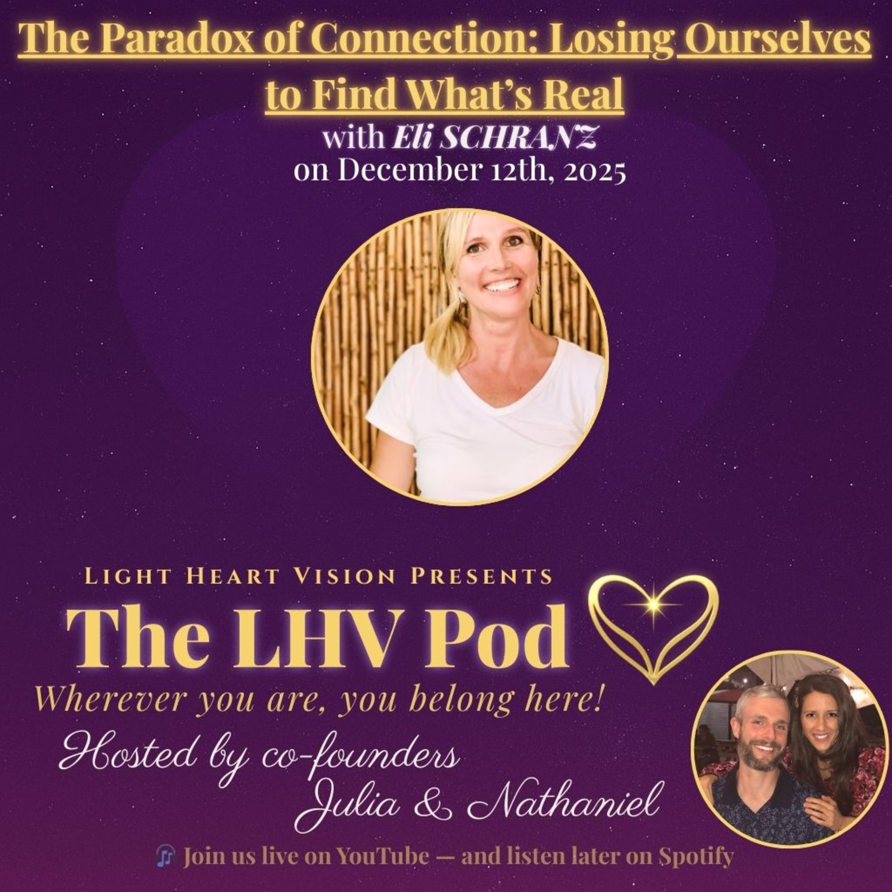 The Paradox of Connection: Losing Ourselves to Find What’s Real 🌟 with Eli Schranz The Paradox of Connection: Losing Ourselves to Find What’s Real 🌟 with Eli Schranz