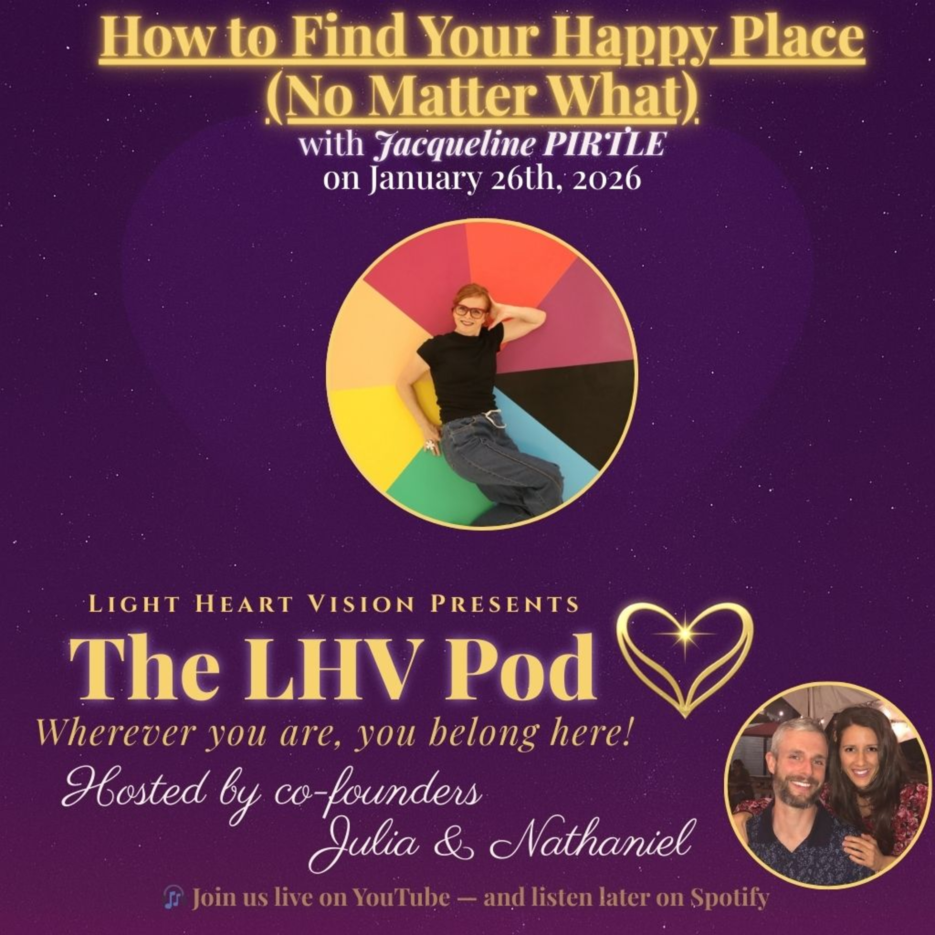 How to Find Your Happy Place (No Matter What) 🌟 with Jacqueline Pirtle episode artwork