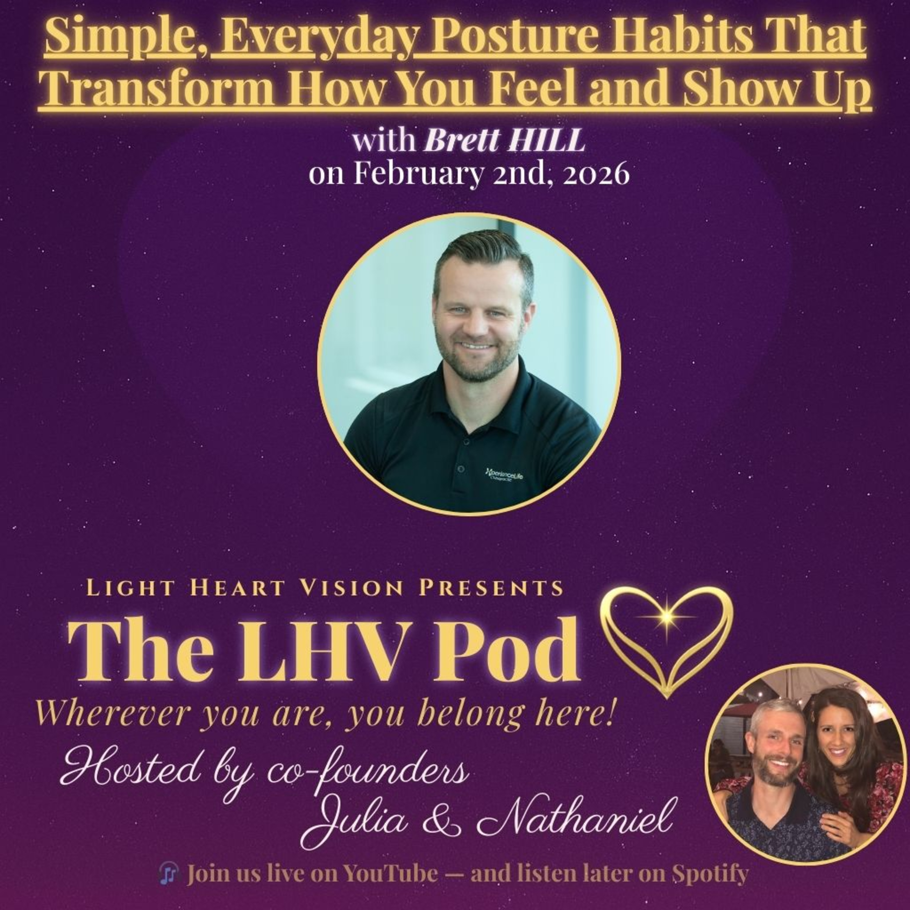 Simple, Everyday Posture Habits That Transform How You Feel and Show Up 🌟 with Brett Hill episode artwork