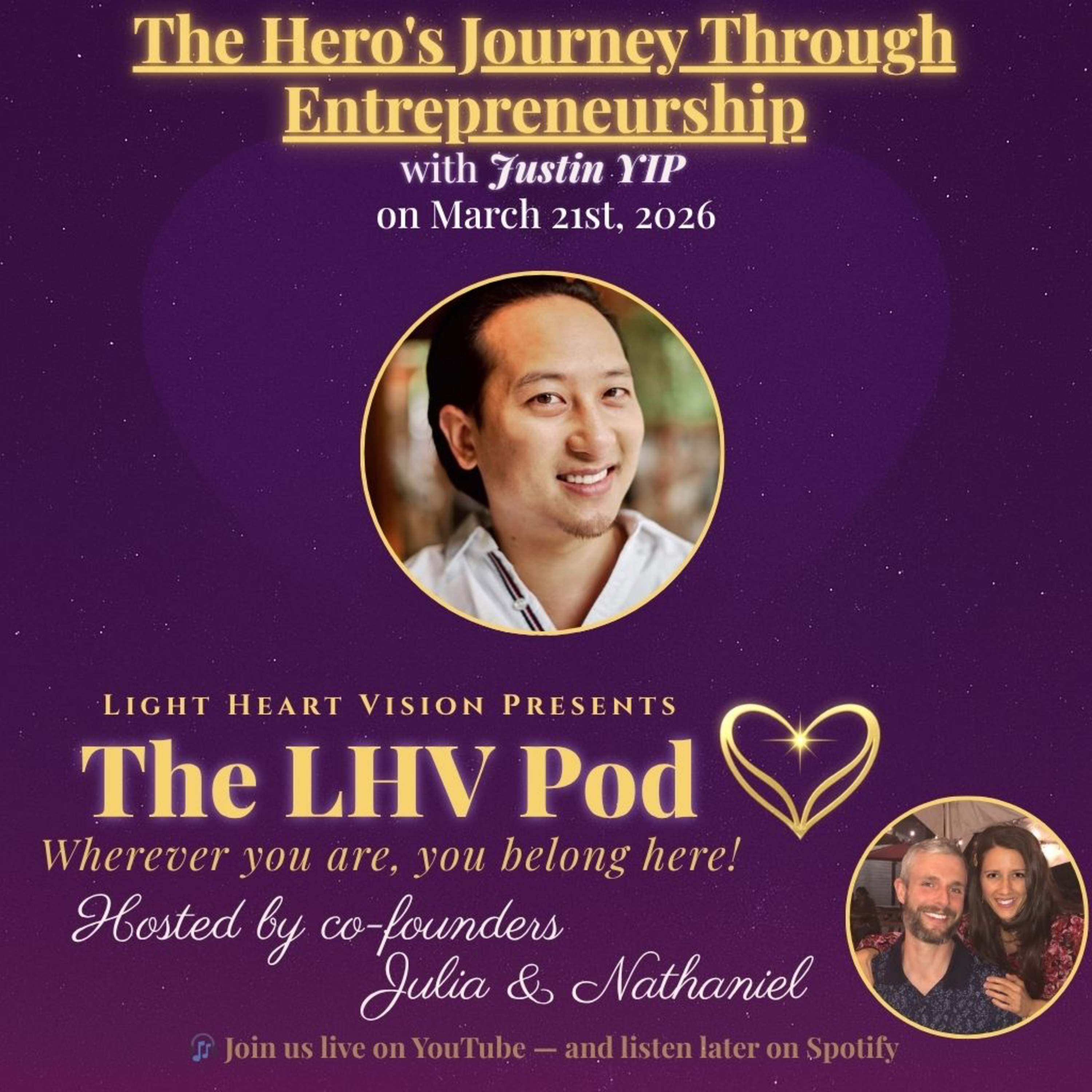 The Hero's Journey Through Entrepreneurship 🌟 with Justin Yip episode artwork
