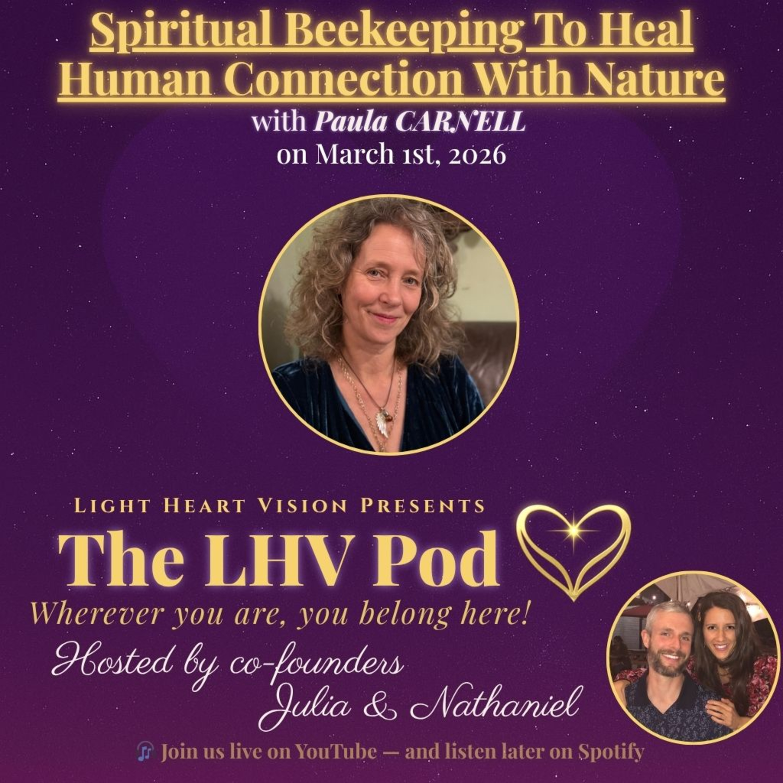 Spiritual Beekeeping to Heal Human Connection with Nature 🌟 with Paula Carnell episode artwork