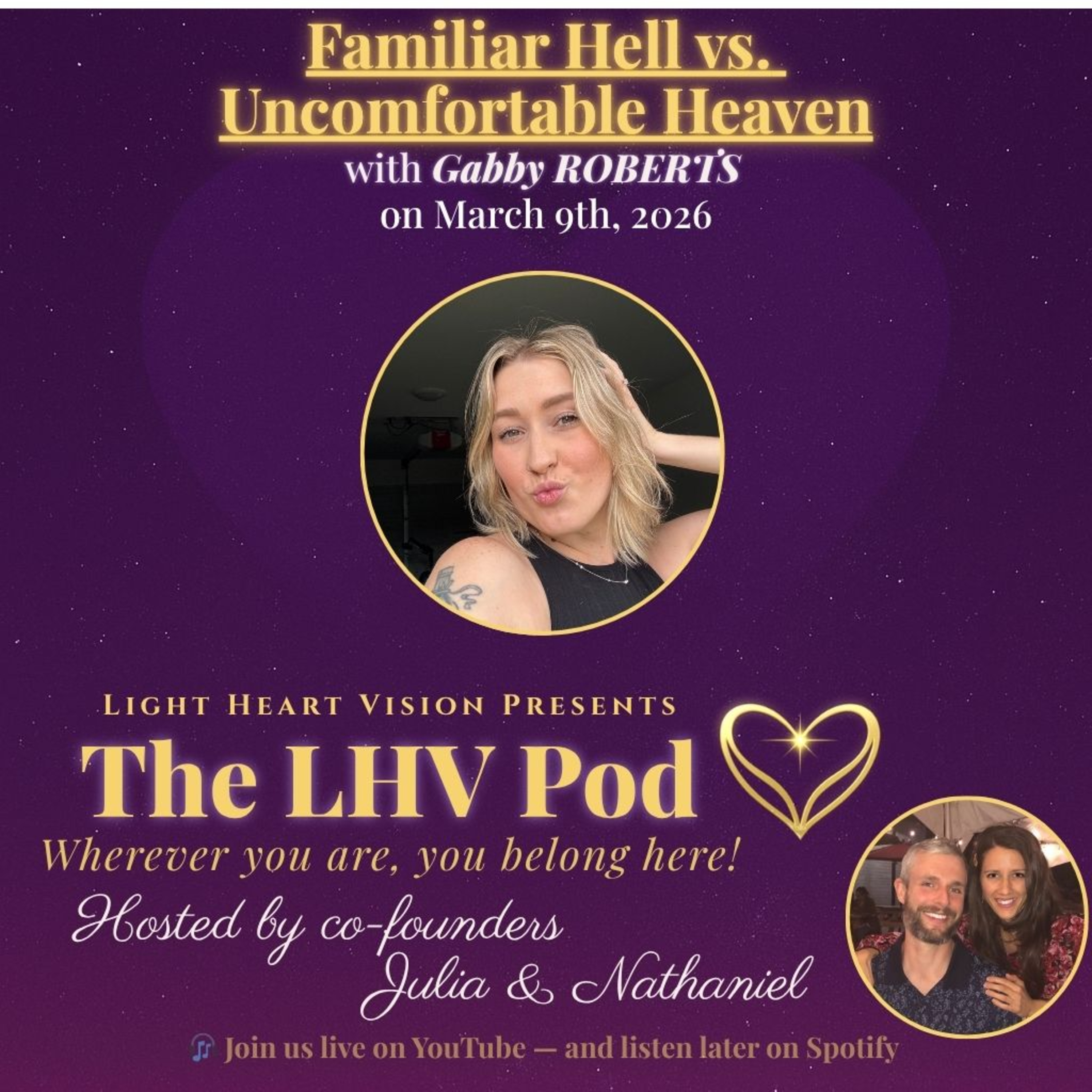 Familiar Hell vs. Uncomfortable Heaven 🌟 with Gabby Roberts episode artwork
