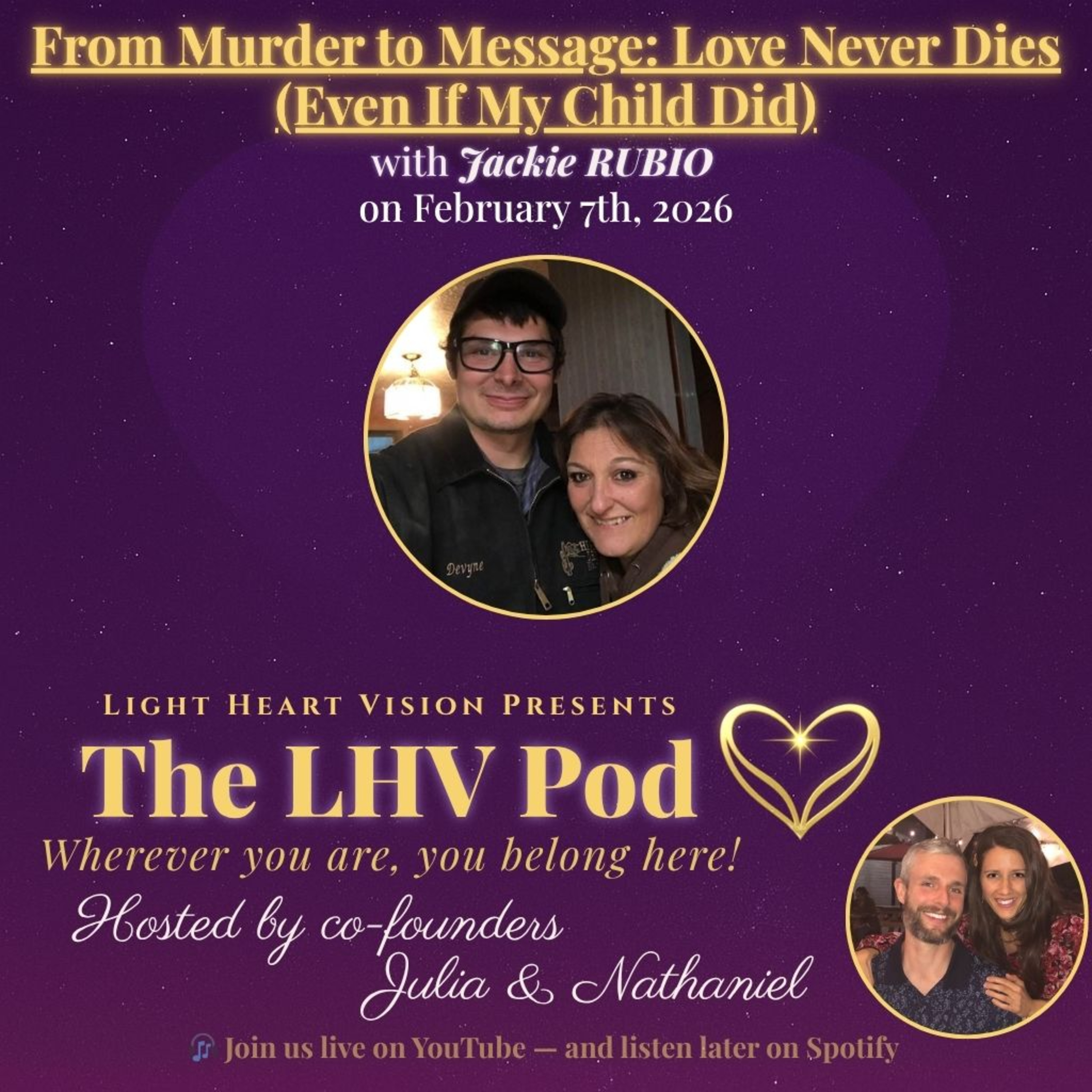 Murder to Messages: Love Never Dies Even if My Child Did 🌟 with Jackie Rubio episode artwork