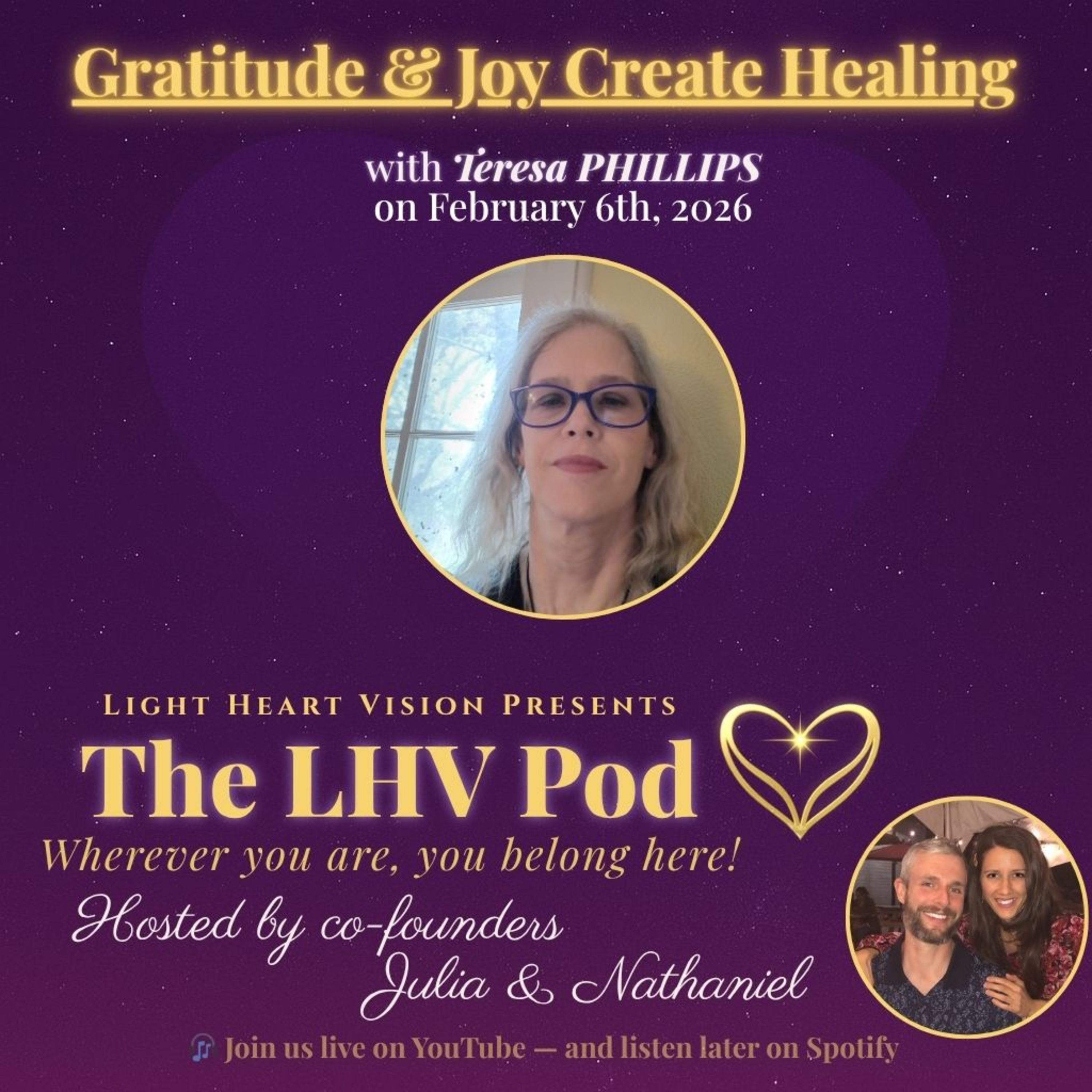 Using the Wisdom of the Heart to Heal 🌟 with Teresa Phillips episode artwork