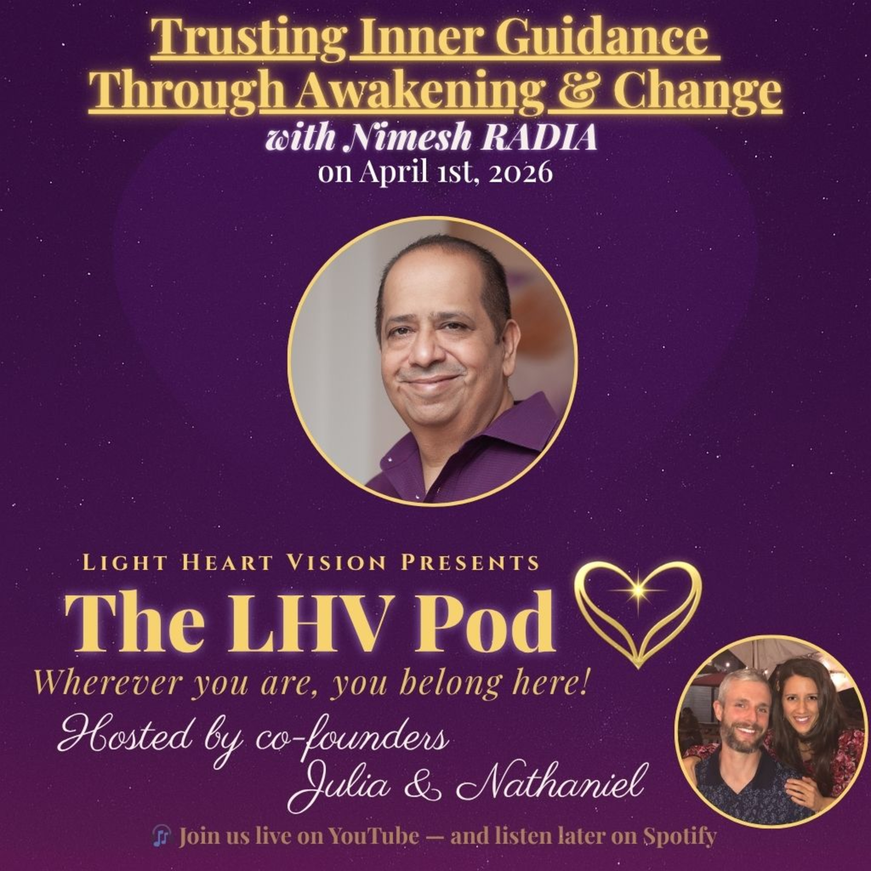 Trusting Inner Guidance Through Awakening and Change 🌟 with Nimesh Radia episode artwork