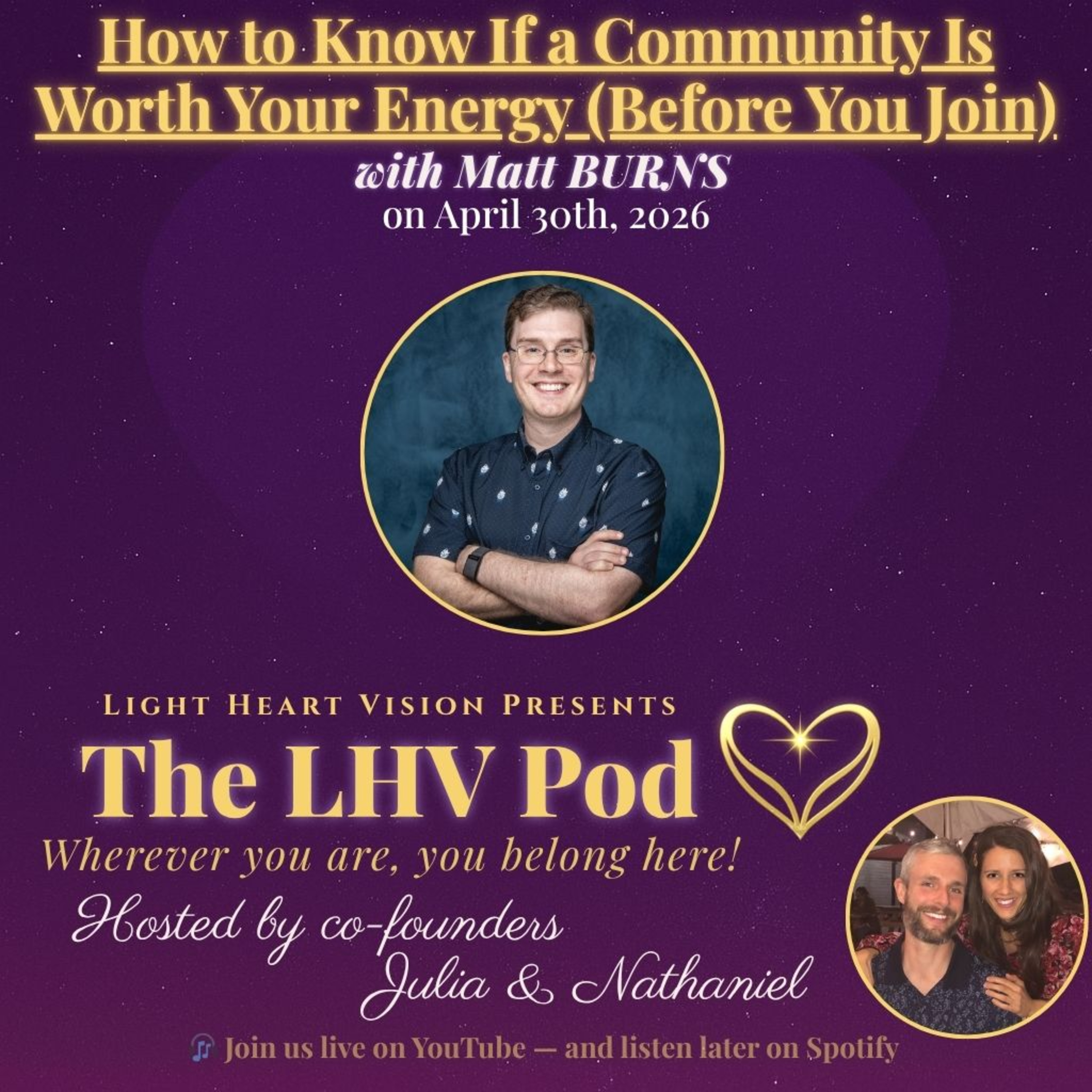How to Know If a Community Is Worth Your Energy (Before You Join) 🌟 with Matt Burns episode artwork