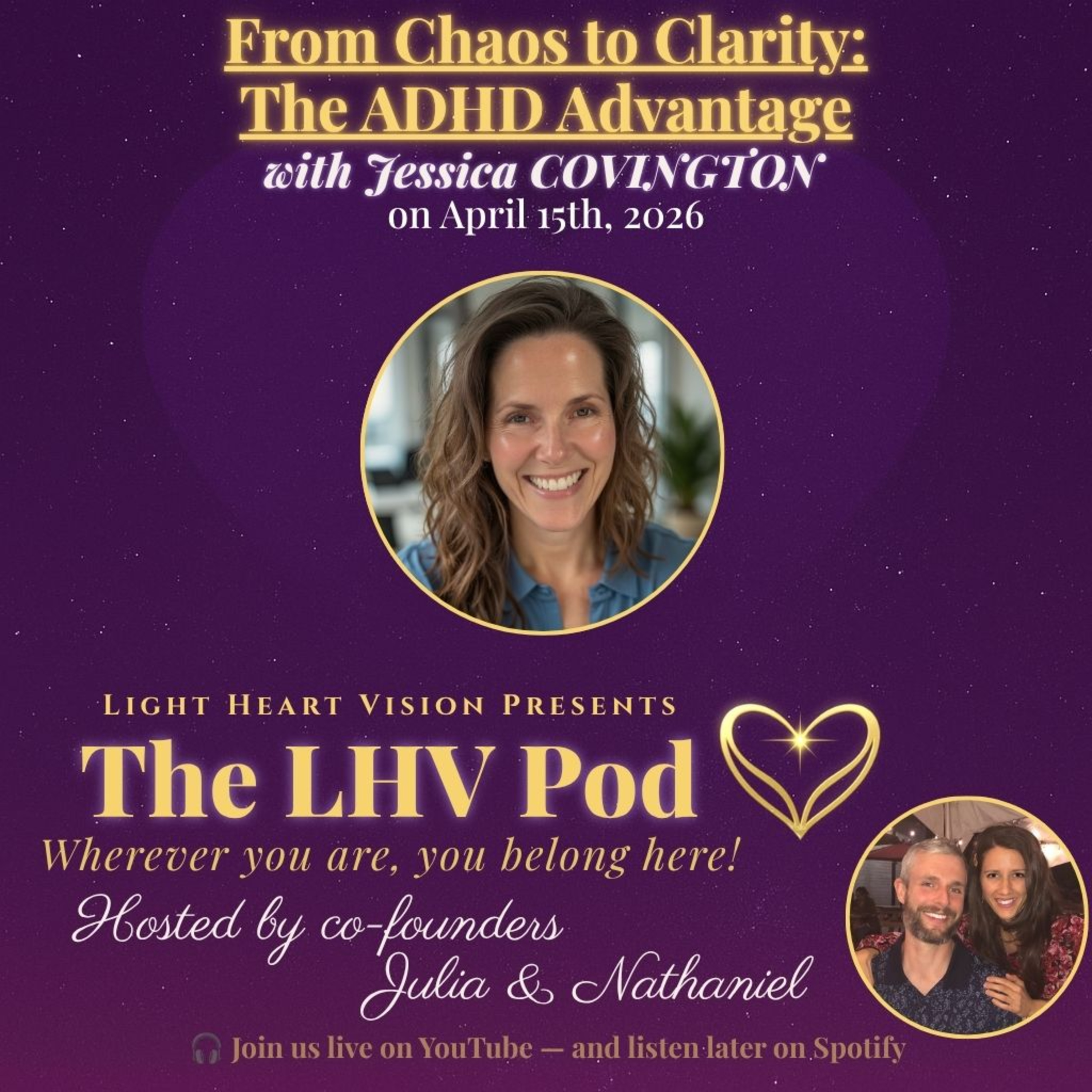 Sitting Still Isn’t the Answer: ADHD, Movement, Green Time & Mental Clarity 🌟 with Jessica Covington episode artwork