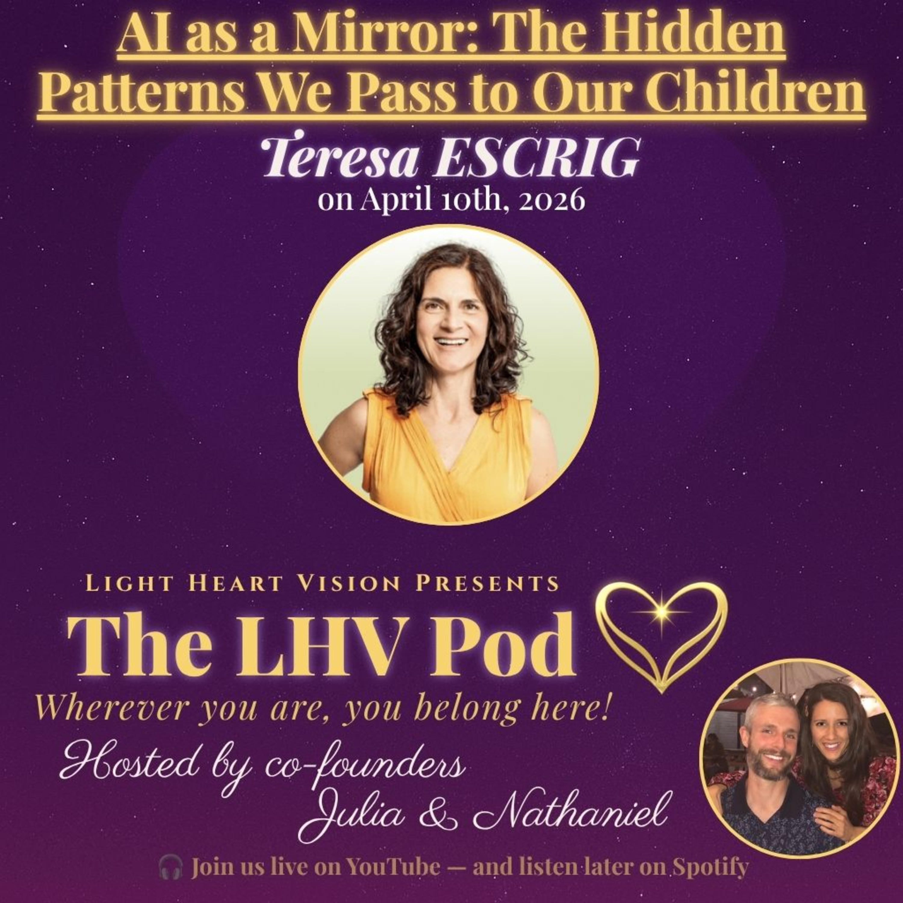 AI as a Mirror: The Hidden Patterns We Pass to Our Children 🌟 with Teresa Escrig episode artwork