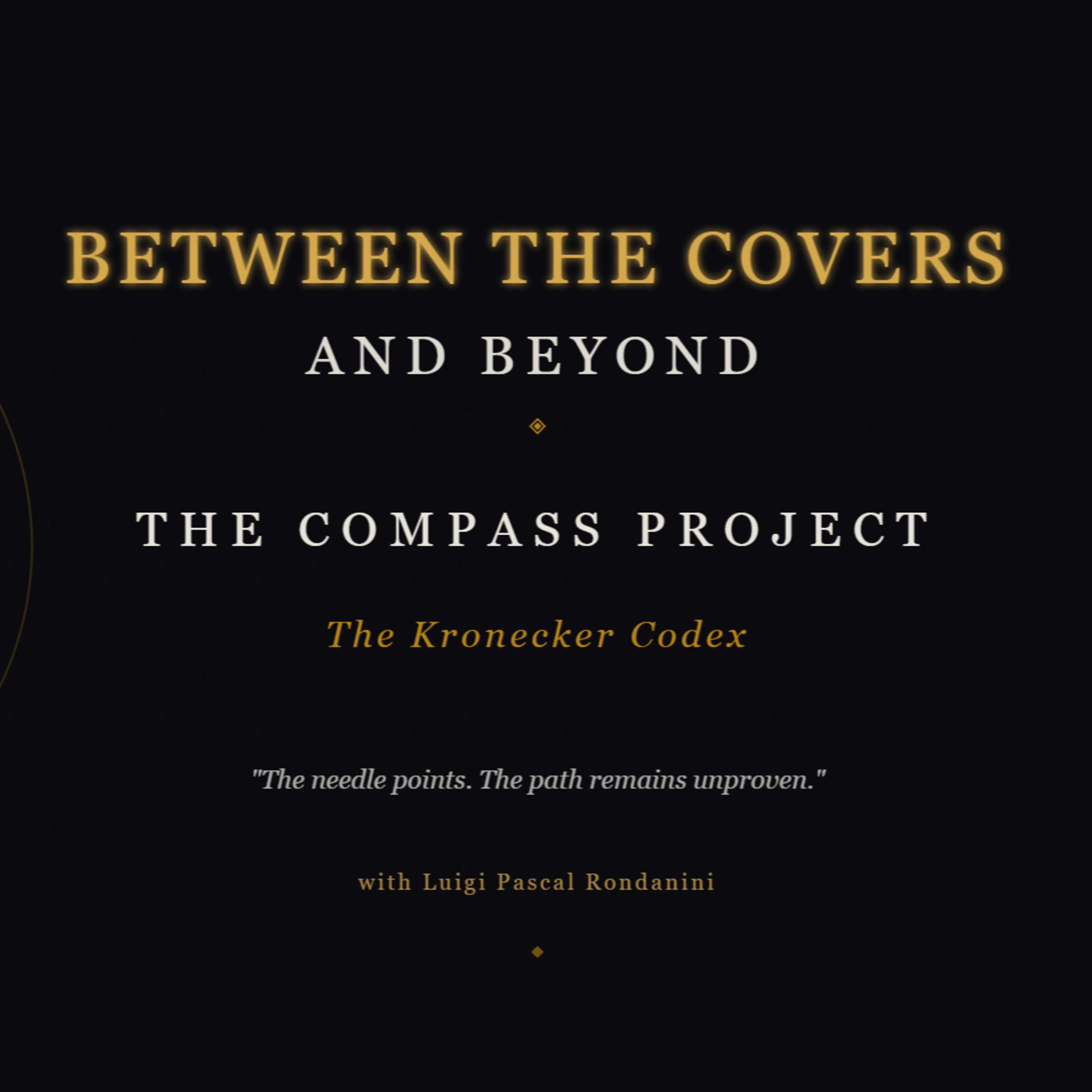 The book is here. All twenty-two stories. The proof is complete—by remaining incomplete. episode artwork