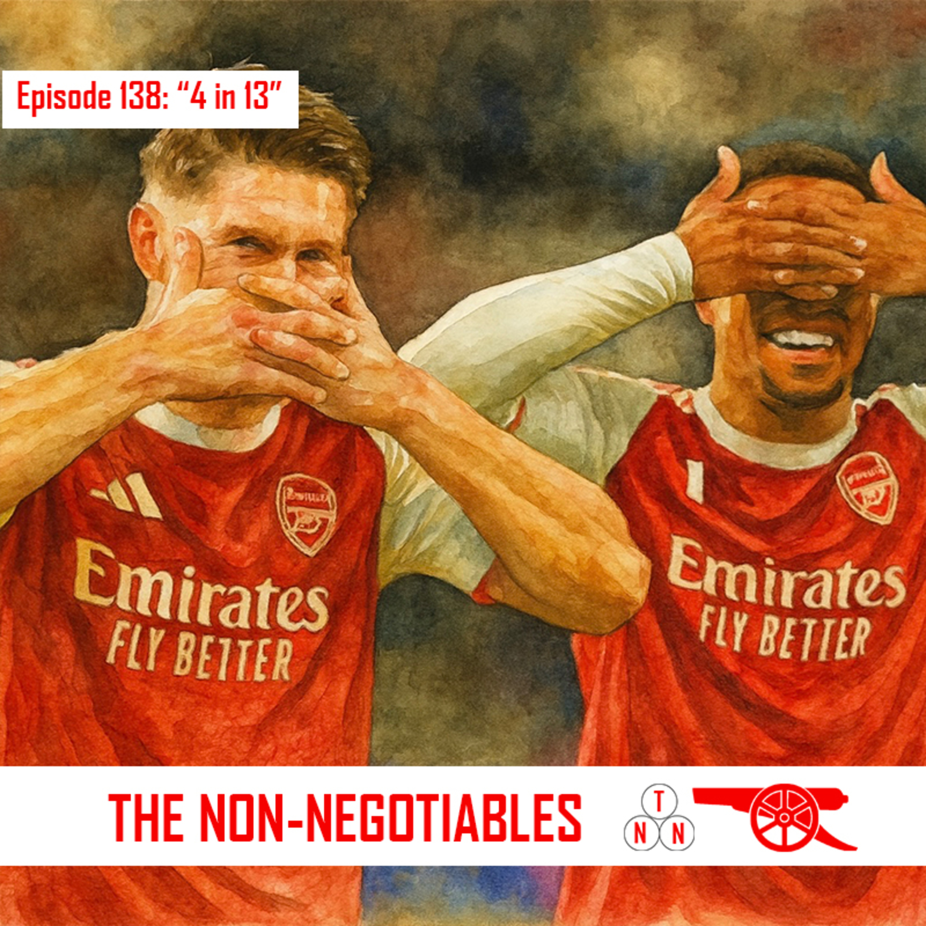 E138: “4 in 13: Arsenal’s Statement Win vs Atlético & Palace Preview” episode artwork