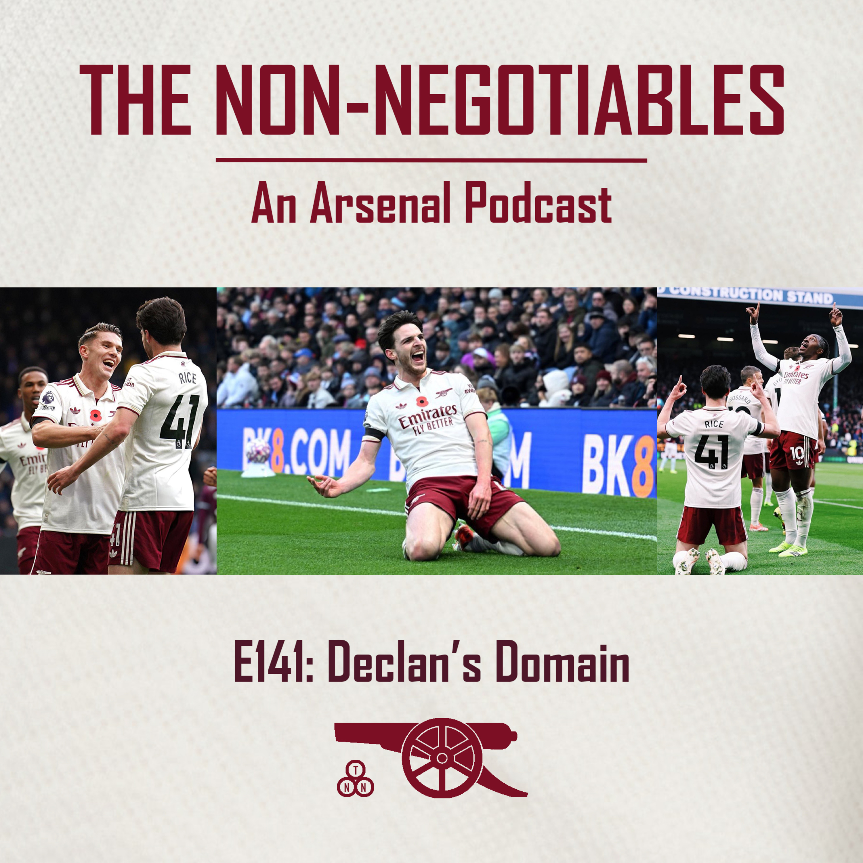 E141: "Declan’s Domain: Arsenal’s Command at Turf Moor and Slavia Prague Preview” episode artwork