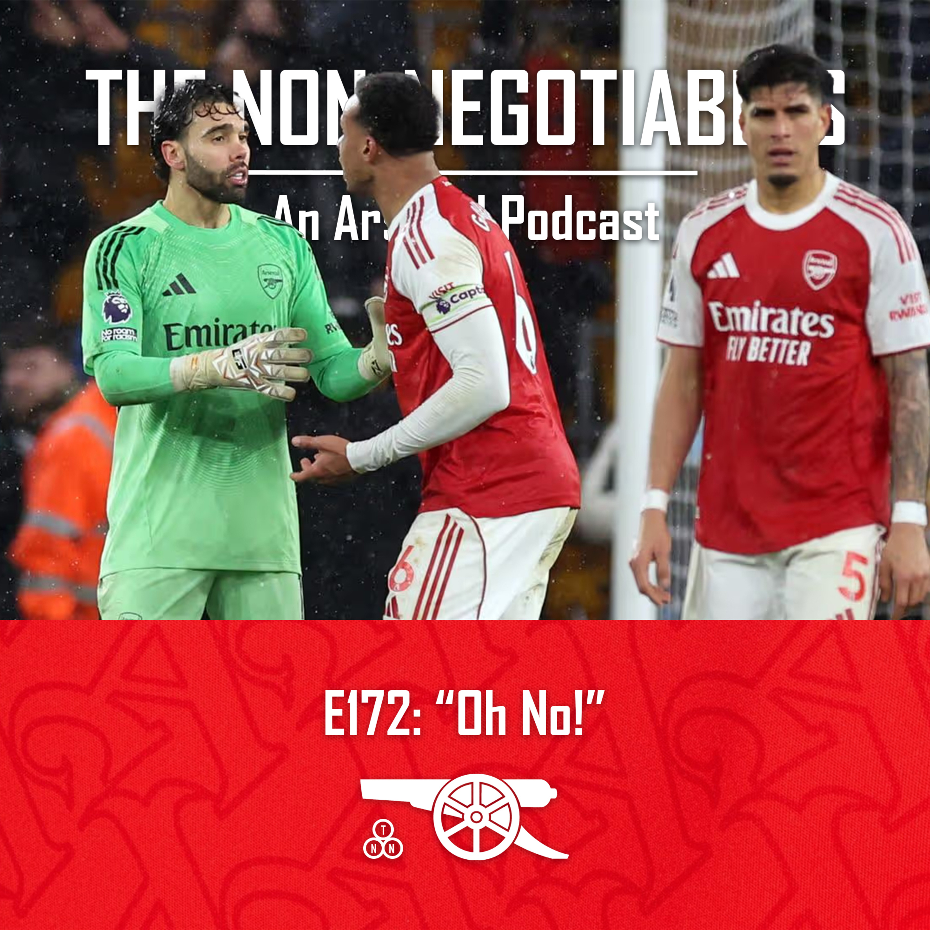 E172: “Oh No!: Arsenal 2–2 Wolves: Defensive Collapse, Mentality Questions and Sp*rs on the Horizon" episode artwork