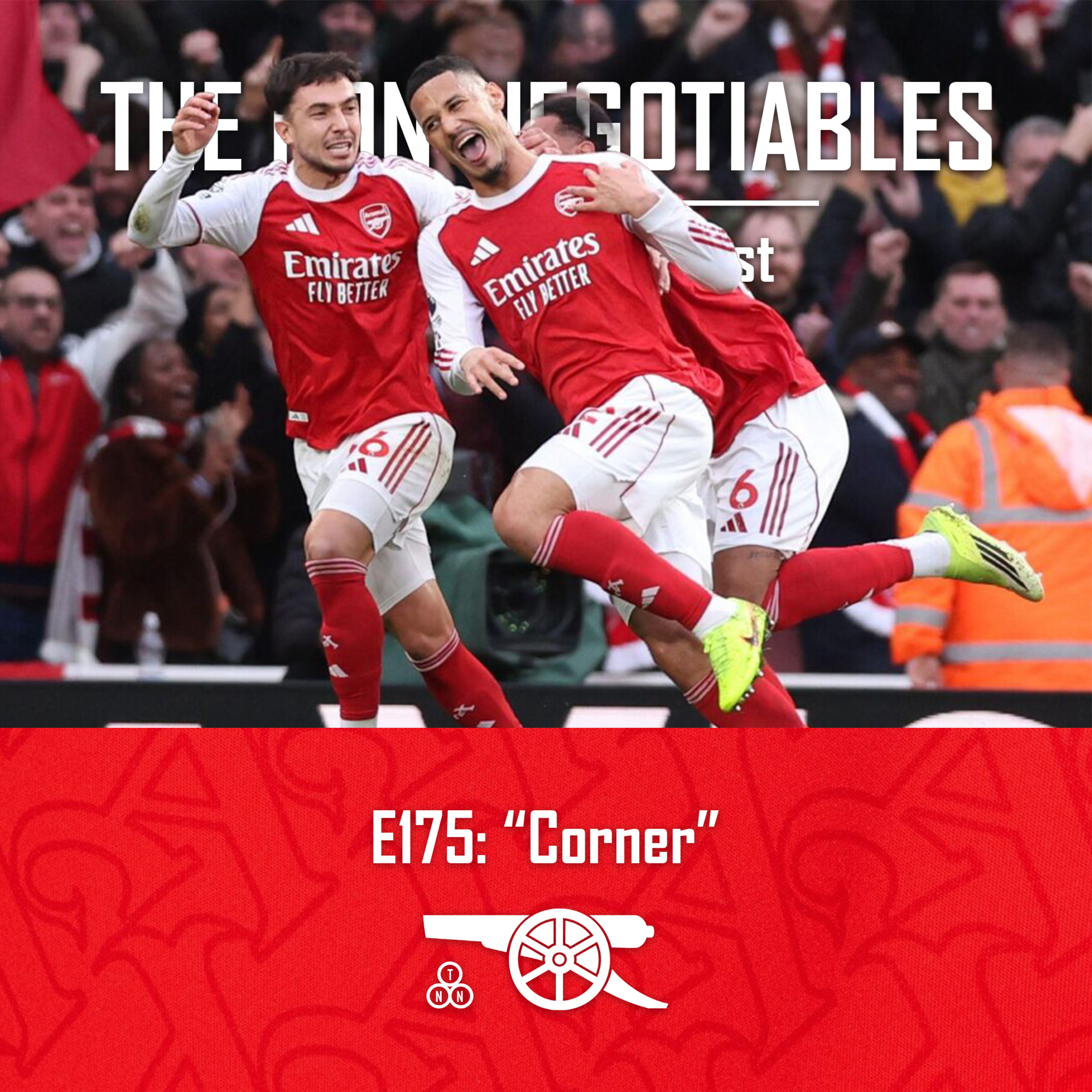 E175: "Corner — Three Crucial Set Pieces Decide Arsenal’s Derby with Chelsea as Title Pressure Builds and Brighton Looms" episode artwork