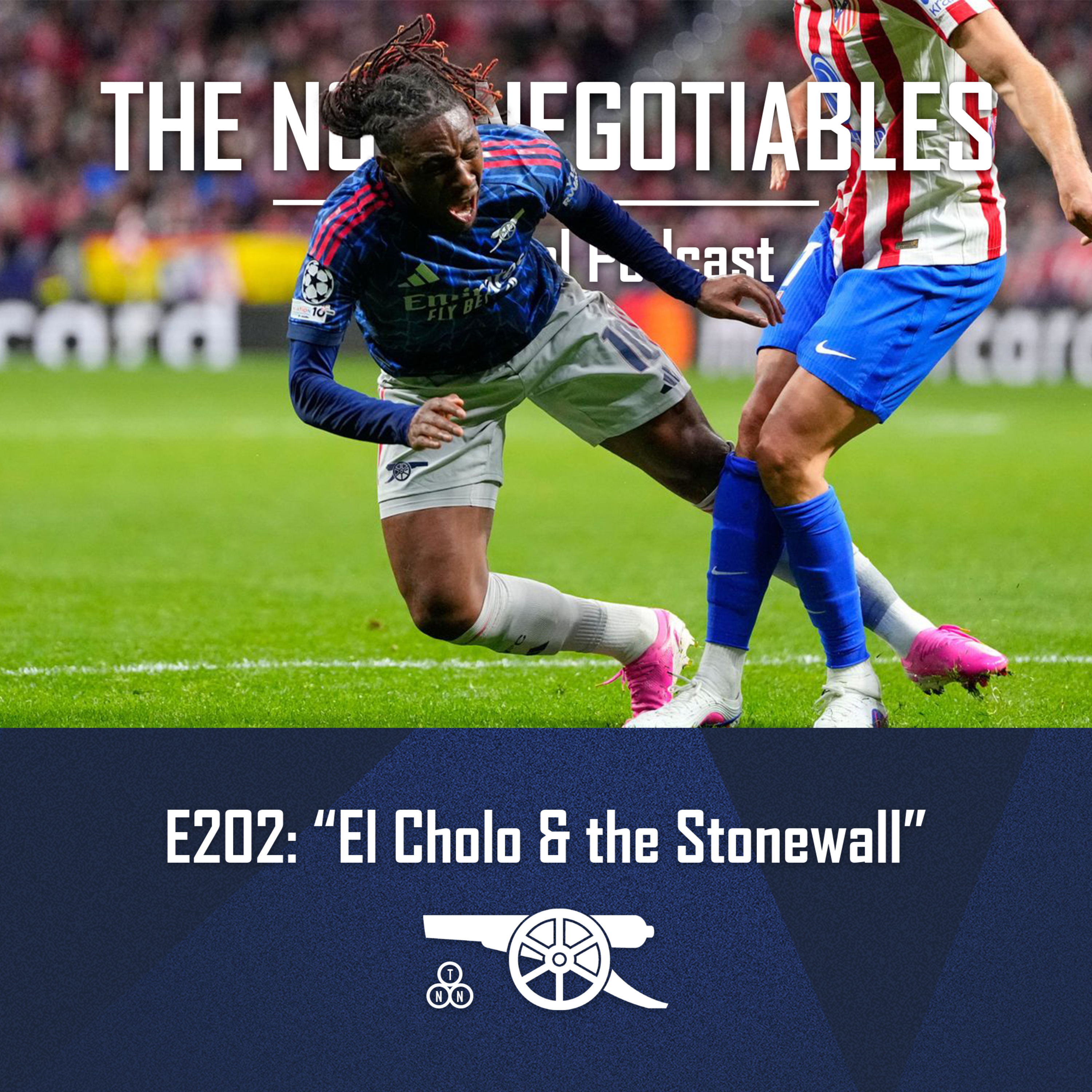 E201: “El Cholo and the Stonewall” — Arsenal Leave Madrid Level After VAR Chaos in Madrid (Match Review) episode artwork