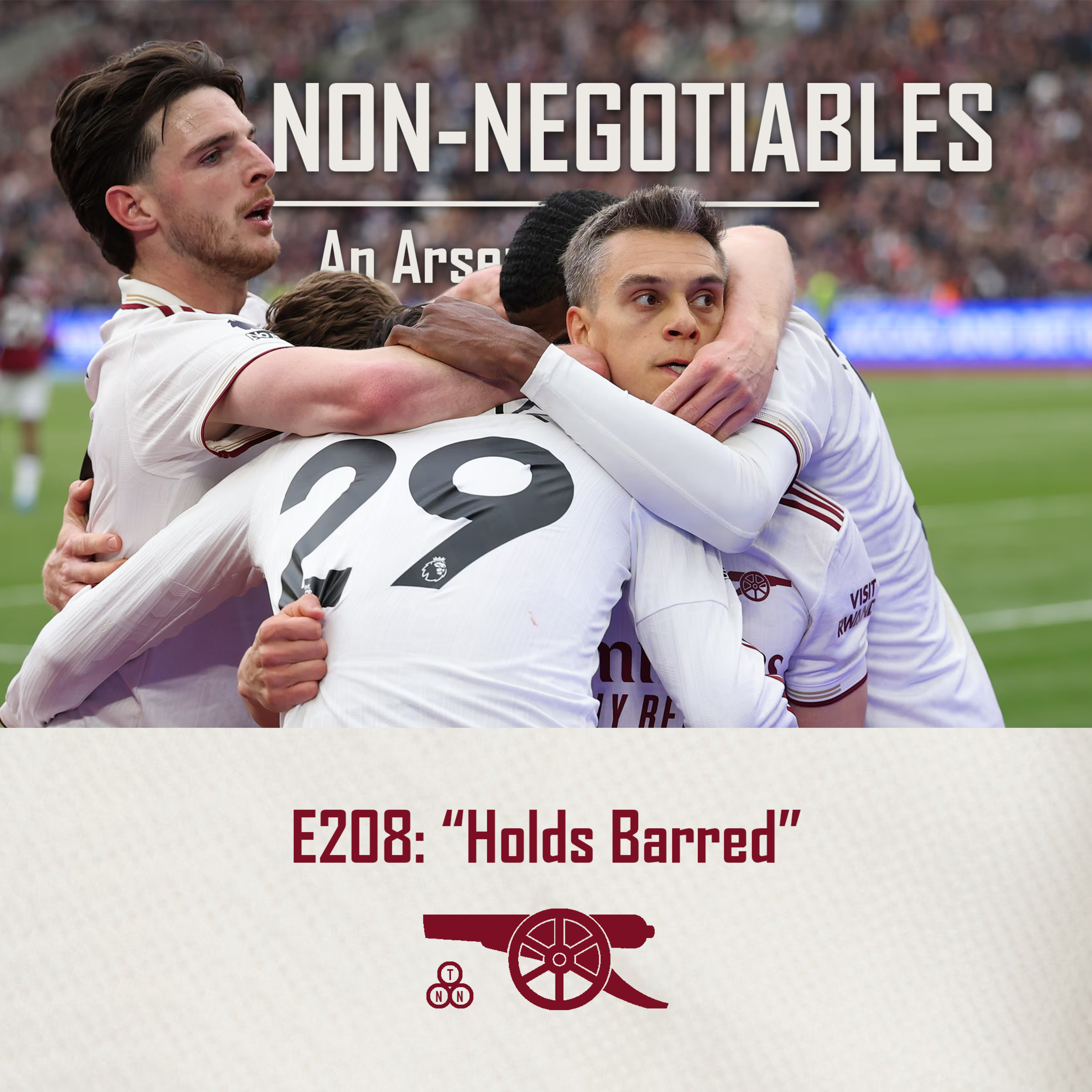 E208: “Holds Barred” — Arsenal Survive West Ham VAR Drama, Injury Chaos & Claim Huge Win (Match Review) episode artwork