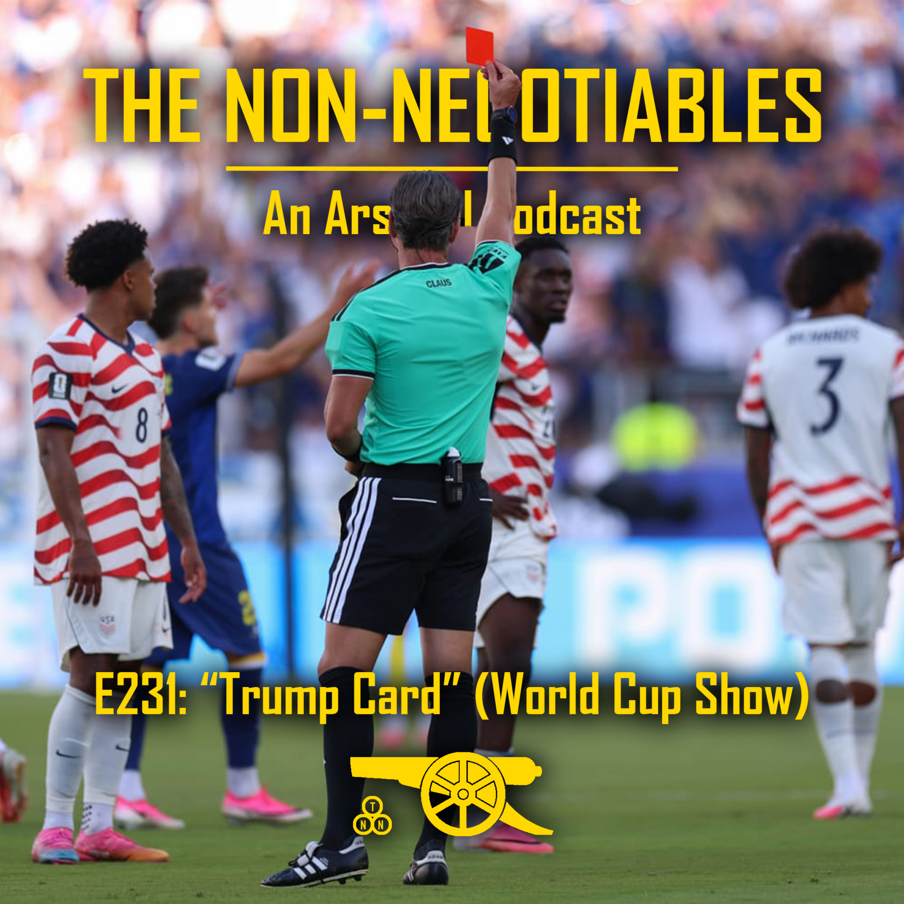 E231: “Trump Card” — Balogun Controversy, World Cup Quarter-Finals & Messi’s Magic (World Cup Show)) episode artwork