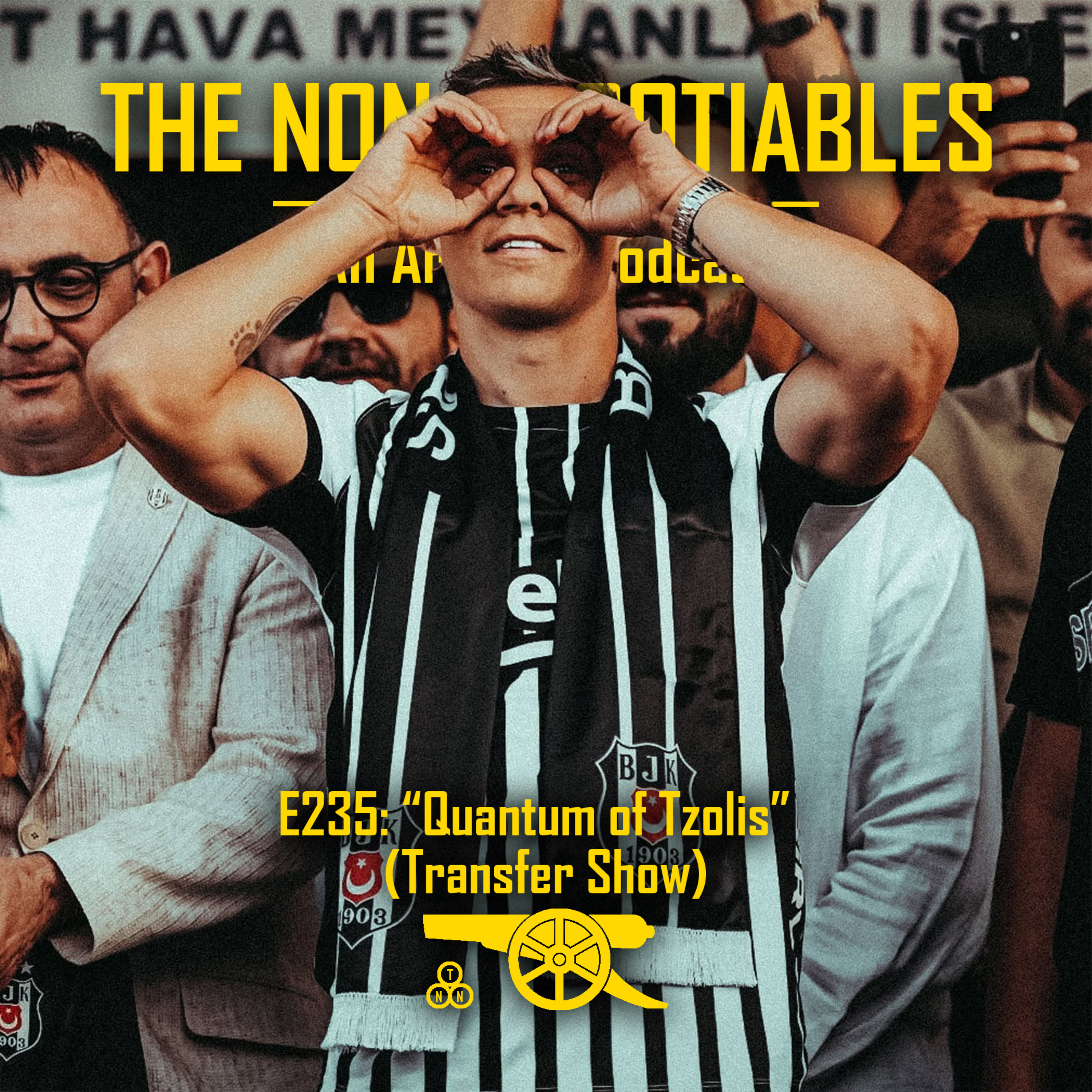 E235: “Quantum of Tzolis” – Trossard Departs, Morgan Rogers & Julián Álvarez Latest (Transfer Show) episode artwork