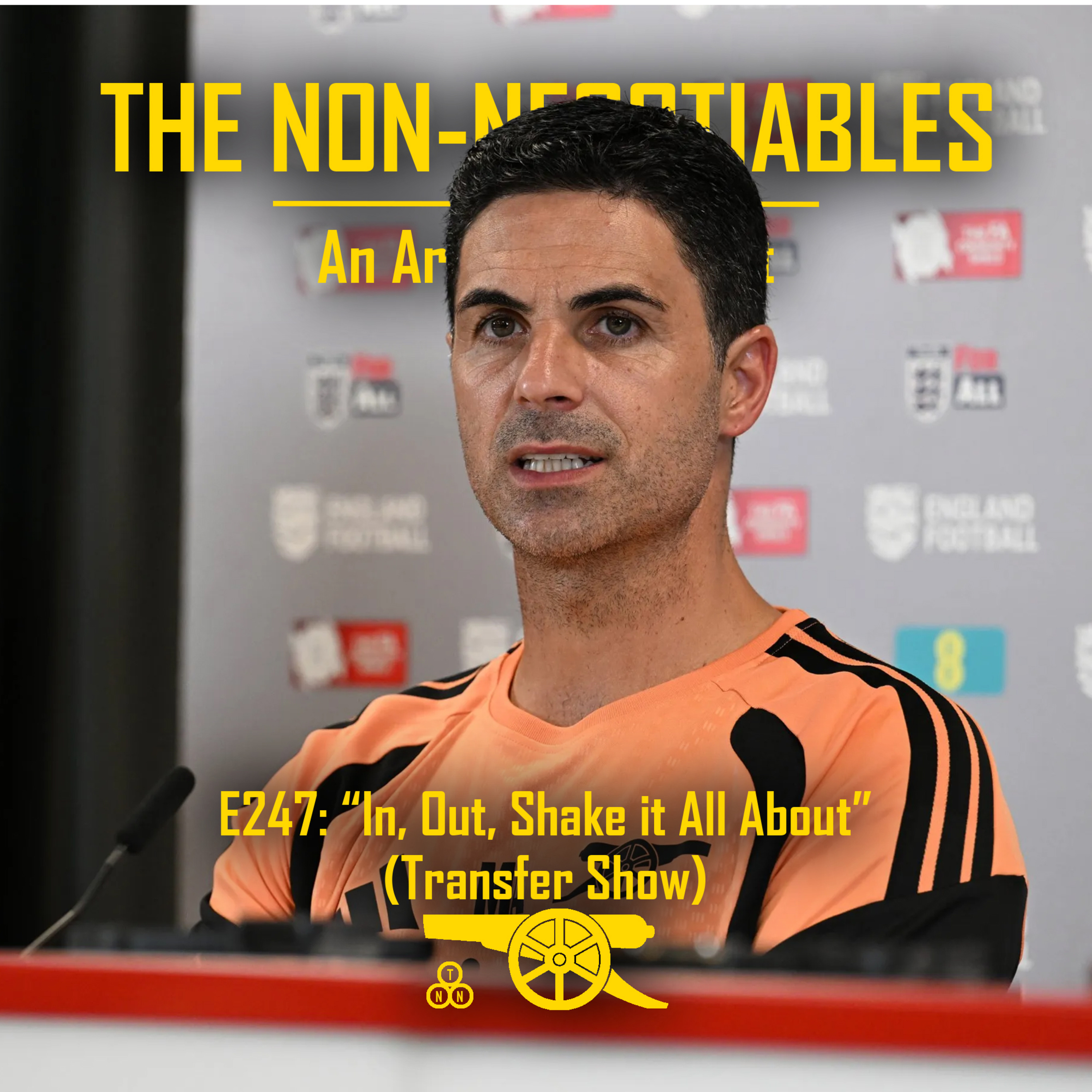 E247: "In, Out, Shake it All About” - Arsenal’s Quansah & Koundé Interest, Julián Alvarez and Summer Outgoings (Transfer Show) episode artwork