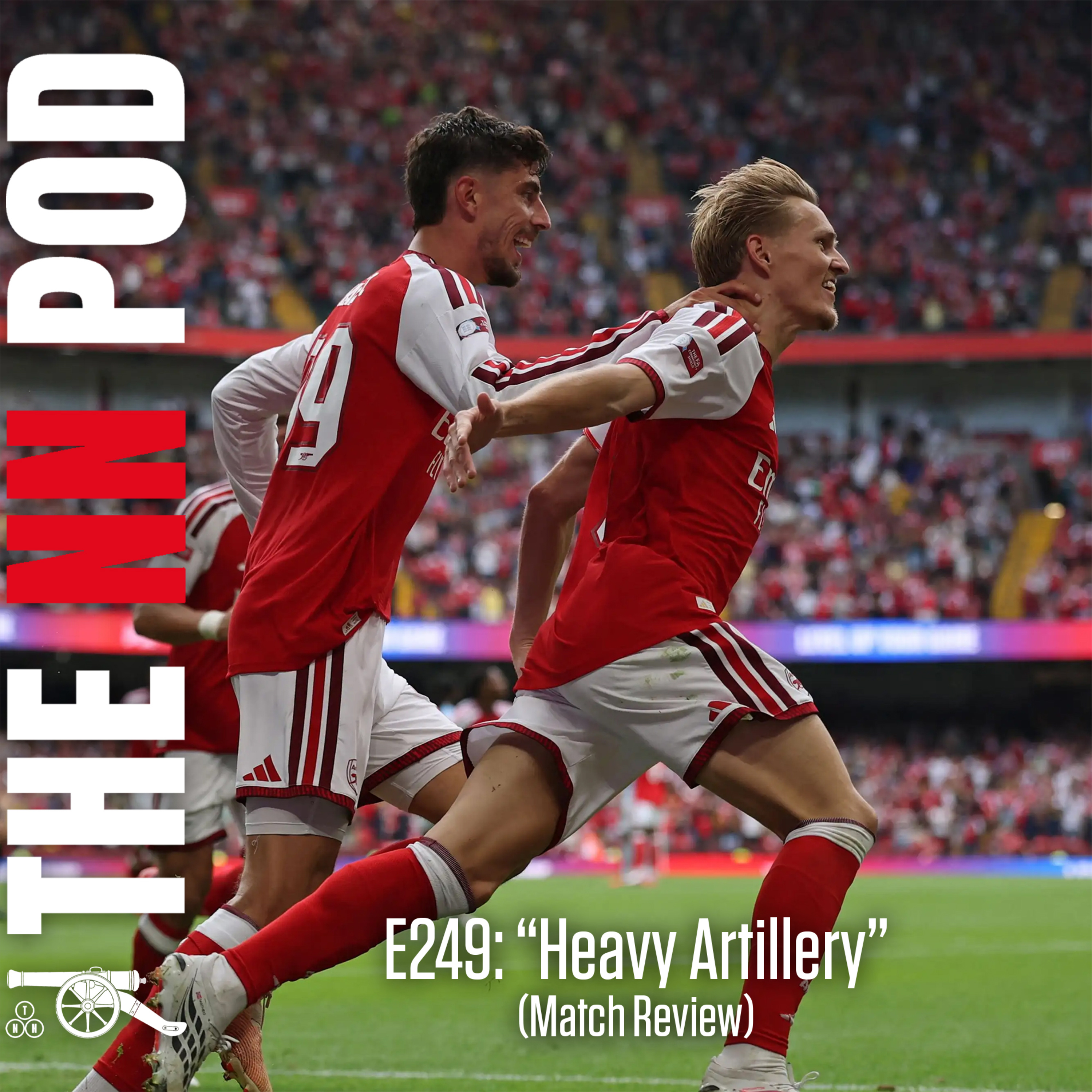 E249:"Heavy Artillery" episode artwork