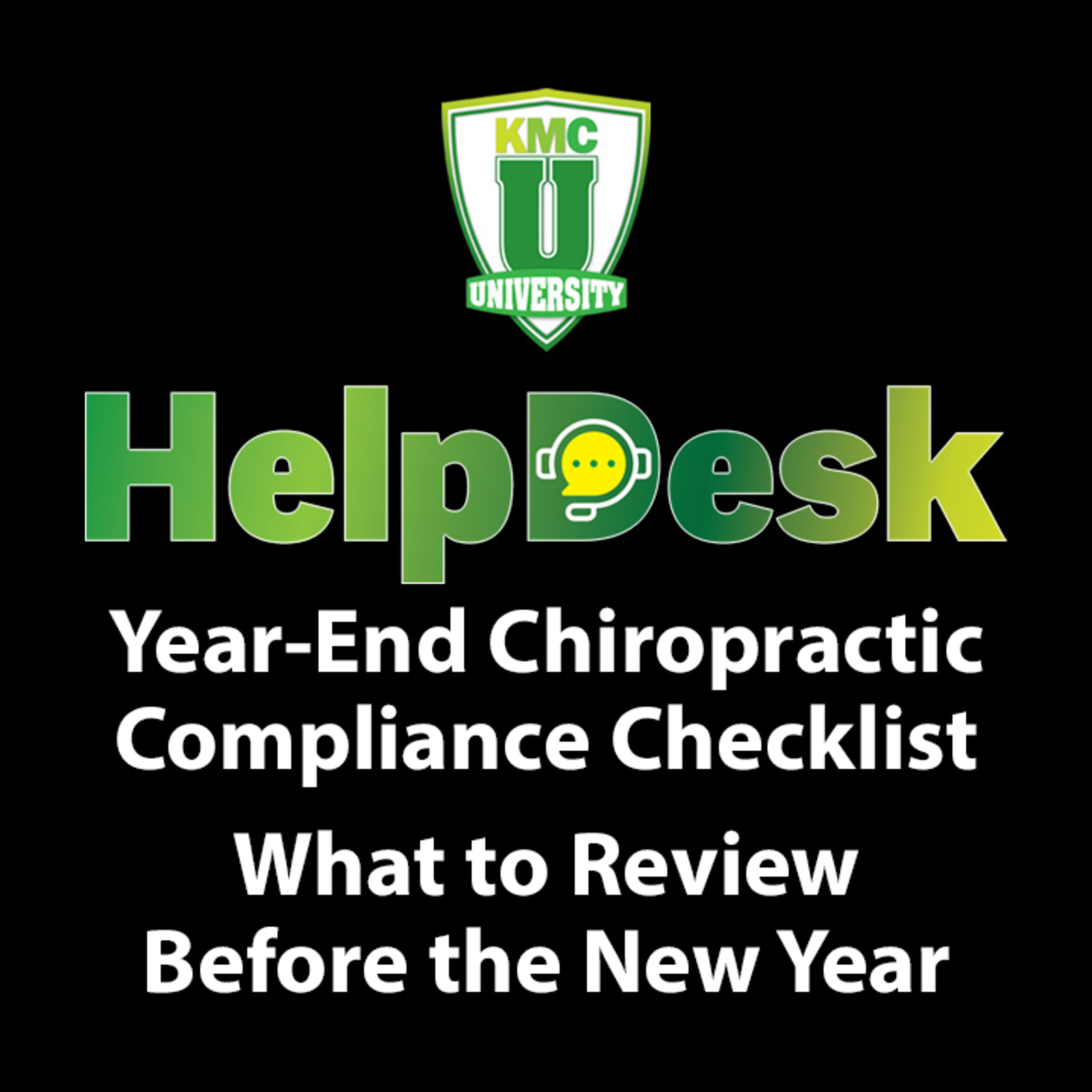 Closing the Year Strong: A Chiropractor’s Compliance Checklist episode artwork