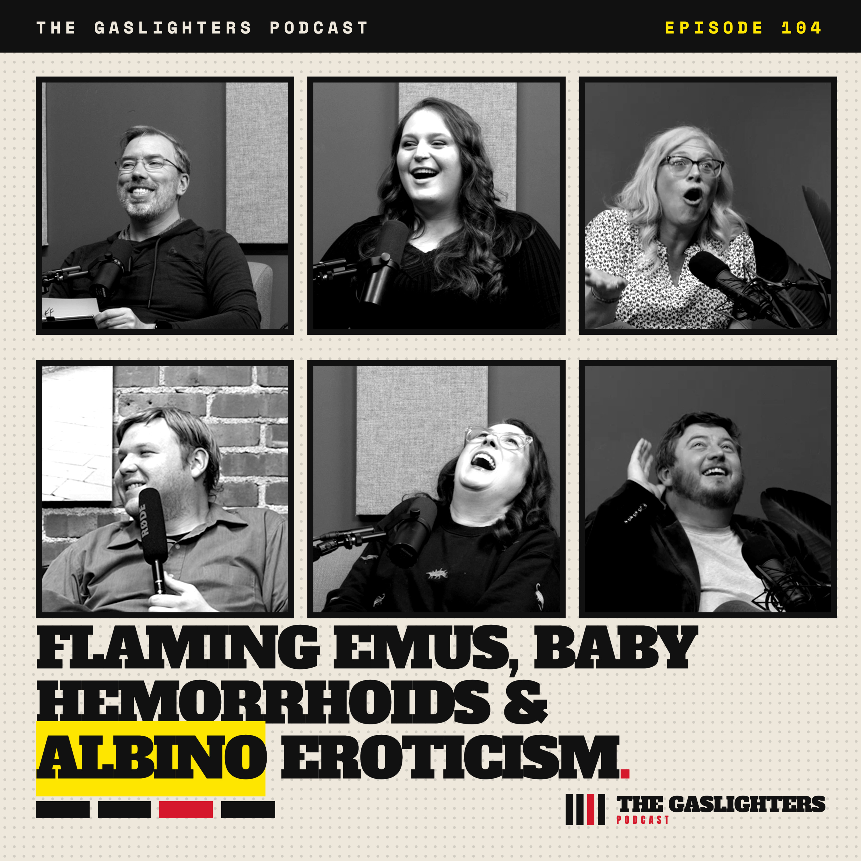 Emus on fire, baby gams, and yanking ropes for olympic gold | Gaslighters Podcast Ep. 3