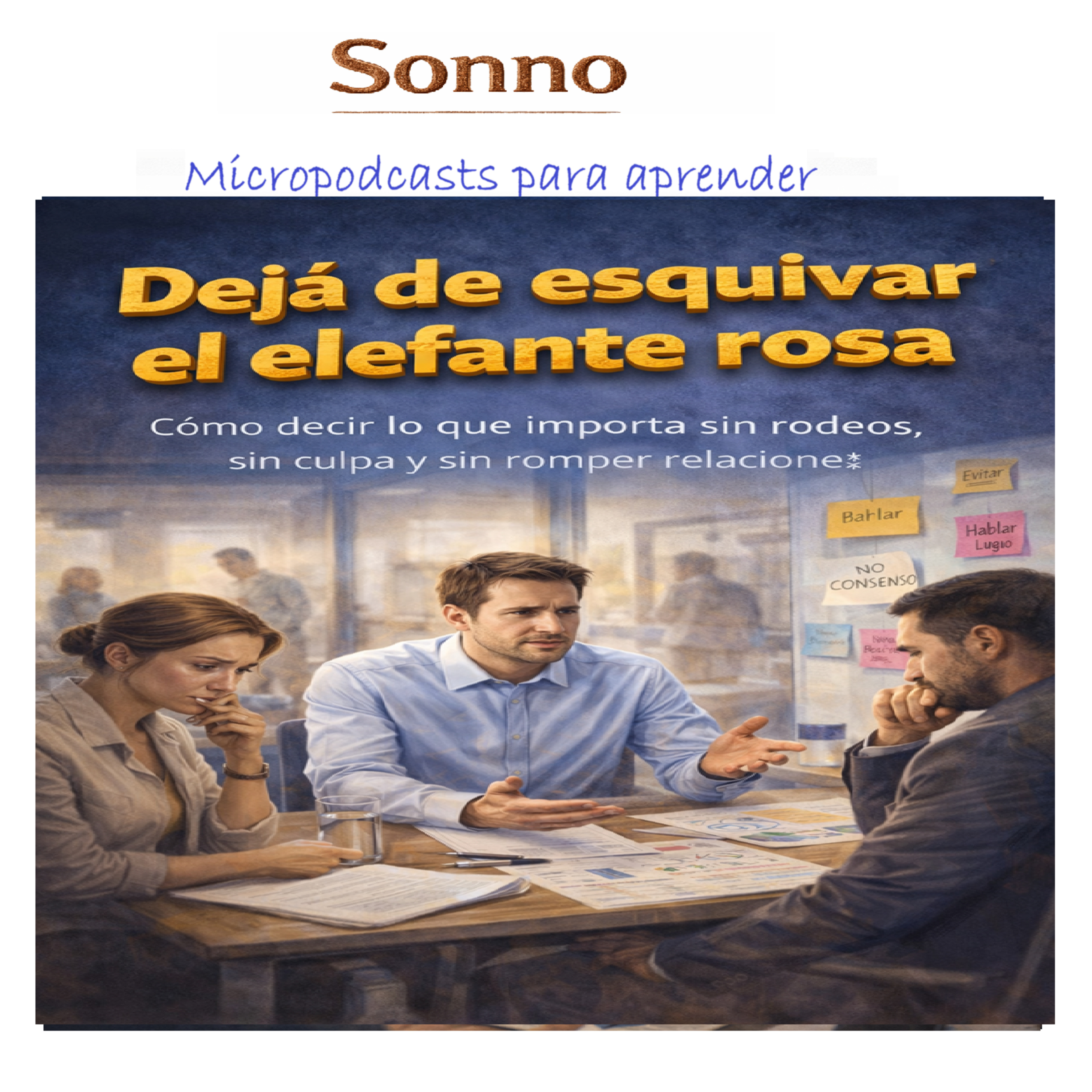 #0537 | Dejá de esquivar el elefante rosa. Cómo decir lo que importa sin rodeos, sin culpa y sin romper relaciones episode artwork