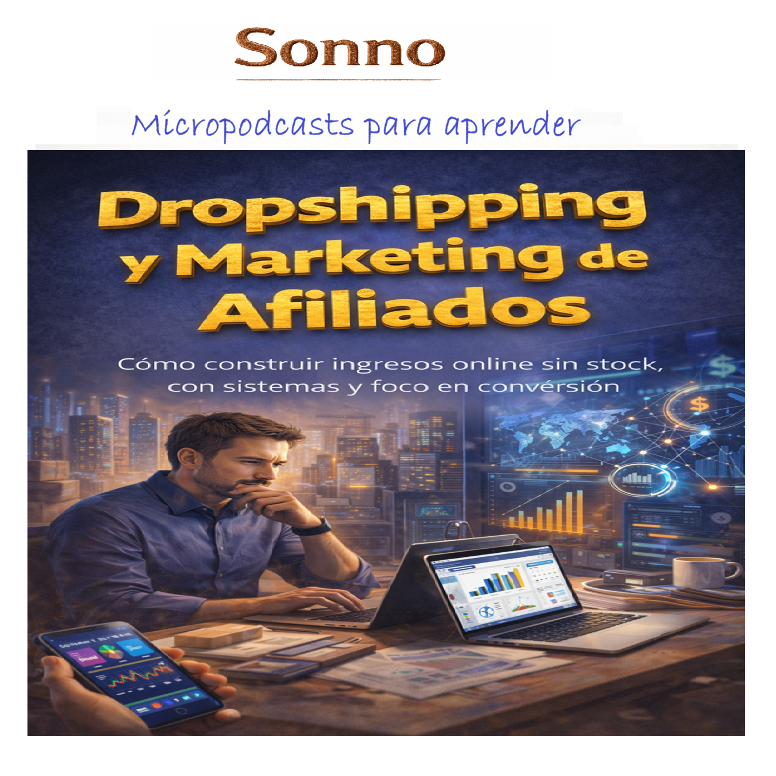 #0538 | Dropshipping y Marketing de Afiliados. Cómo construir ingresos online sin stock, con sistemas y foco en conversión episode artwork