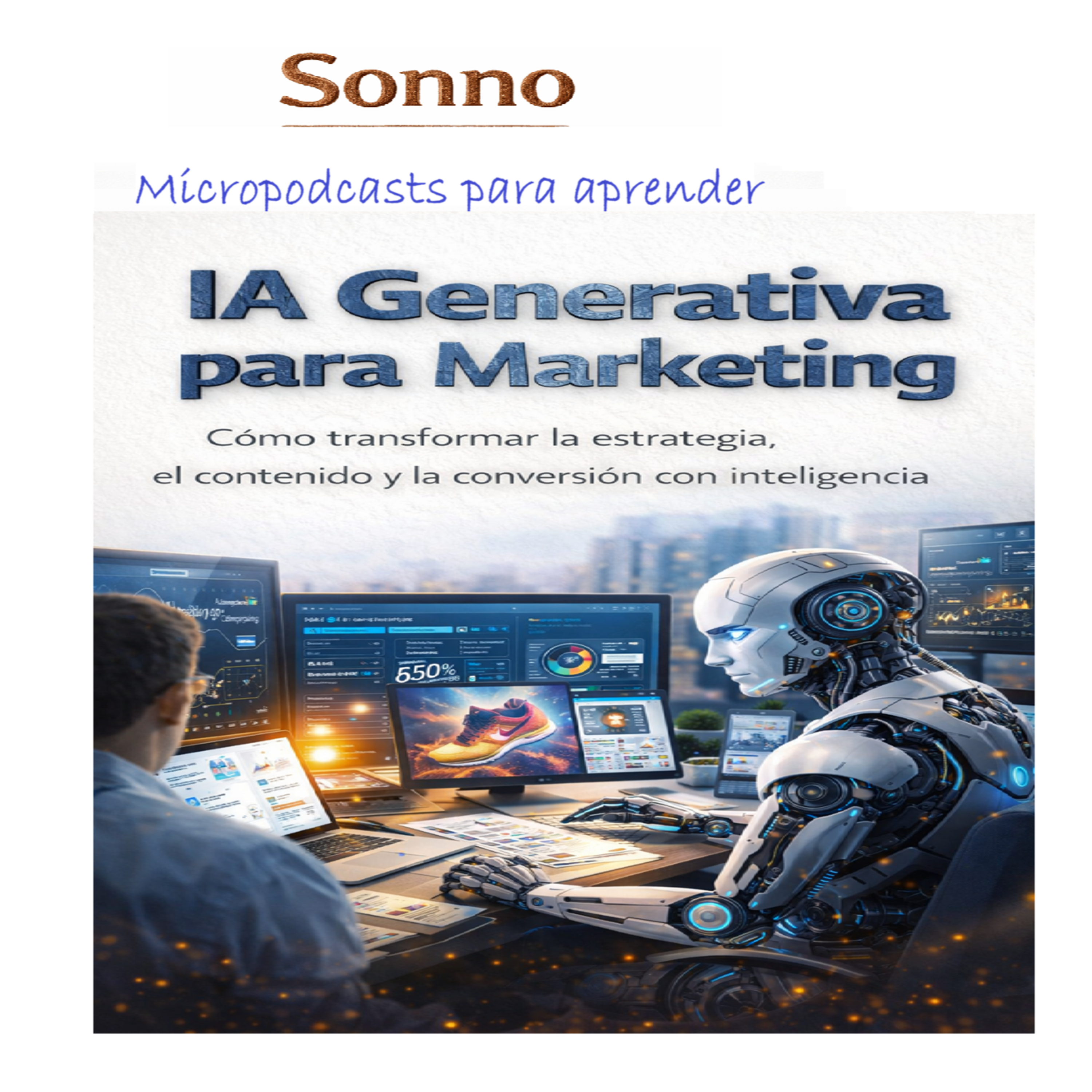 #0543 | IA Generativa para Marketing. Cómo transformar la estrategia, el contenido y la conversión con inteligencia artificial episode artwork