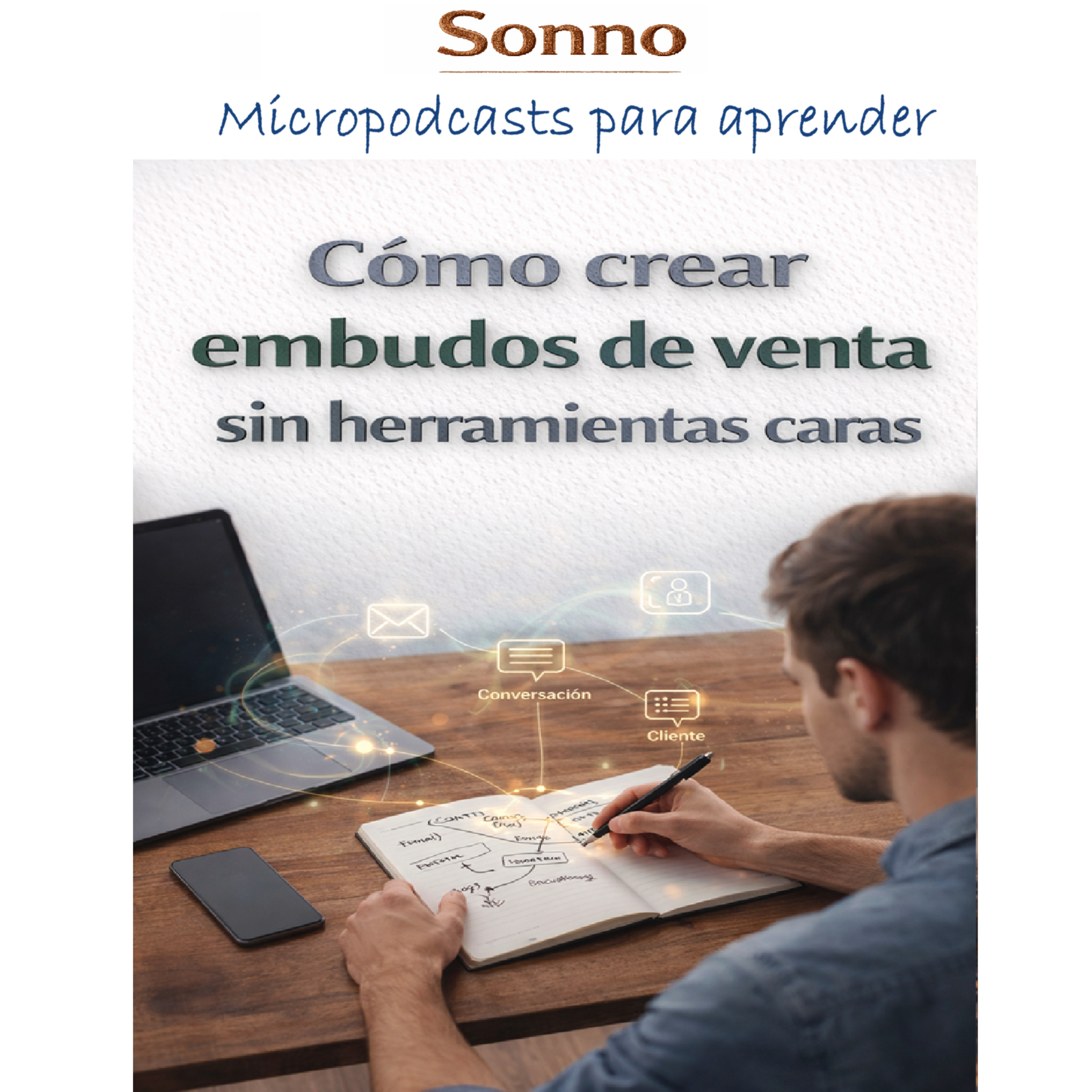 #0553 | Cómo crear embudos de venta sin ClickFunnels (y sin costos). Estrategias prácticas para generar leads y ventas con recursos mínimos episode artwork
