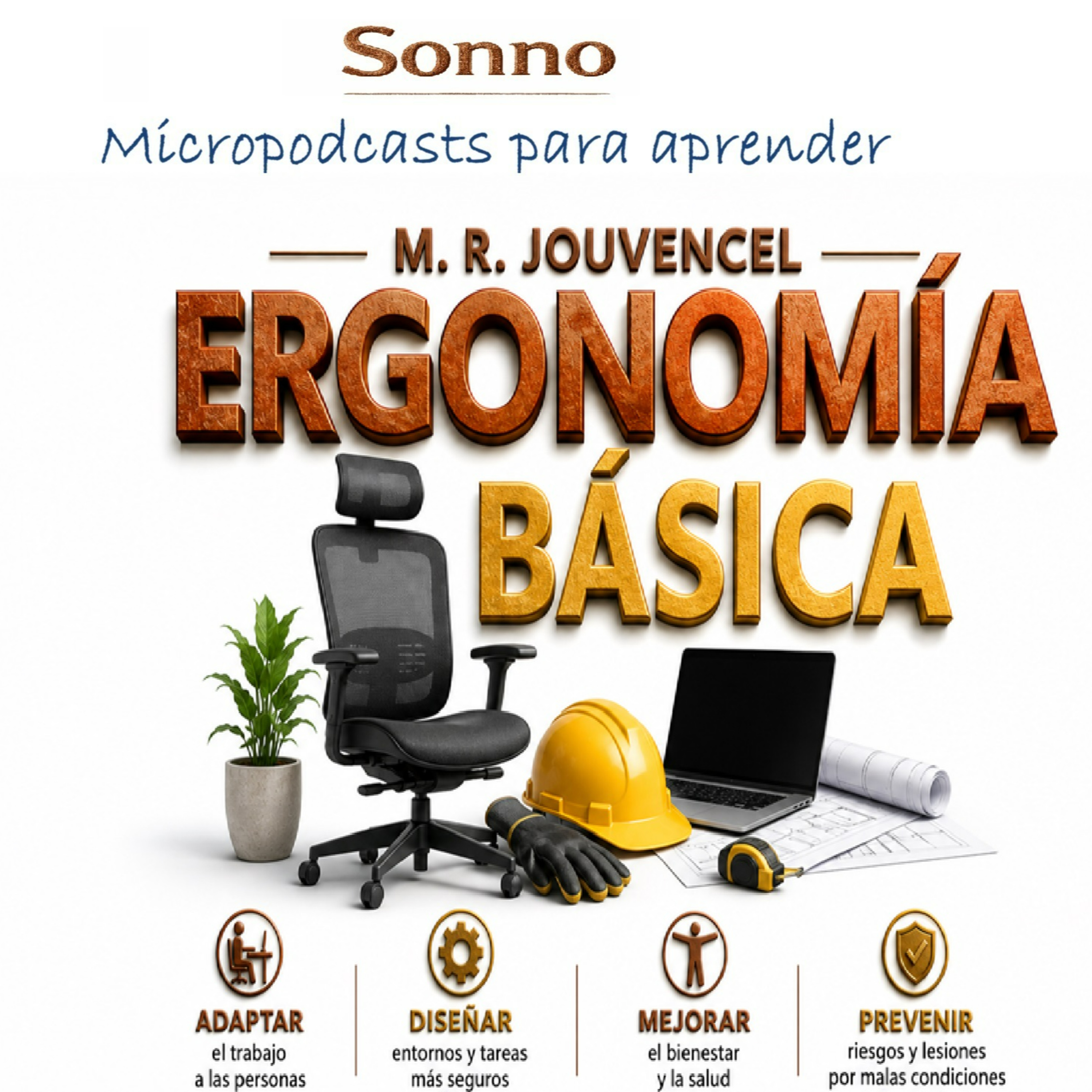  #0699 | Ergonomía básica: cómo diseñar espacios de trabajo más seguros, saludables y eficientes | M. R. Jouvencel | Salud ocupacional | Ergonomía episode artwork