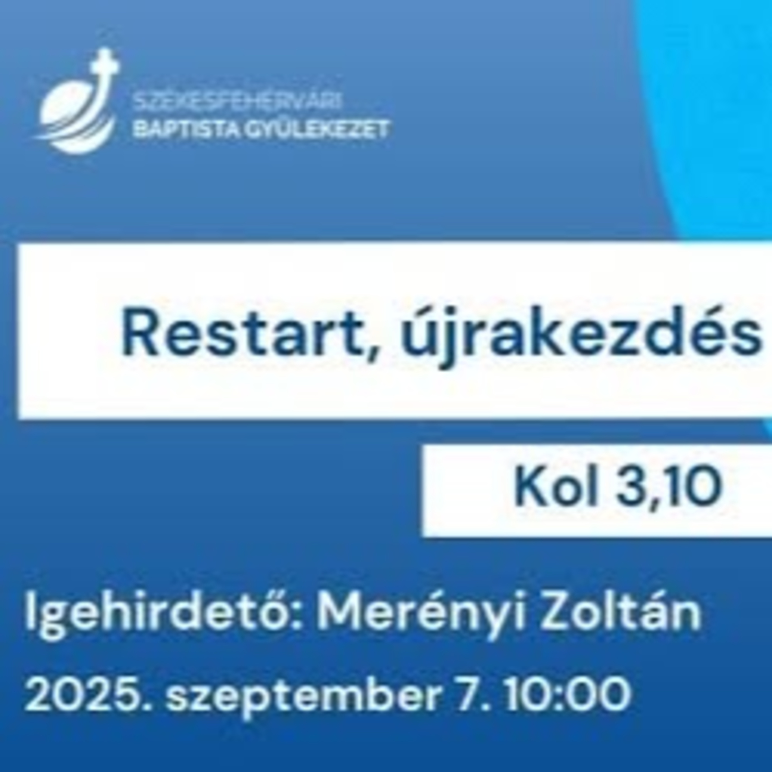 Restart, újrakezdés episode artwork