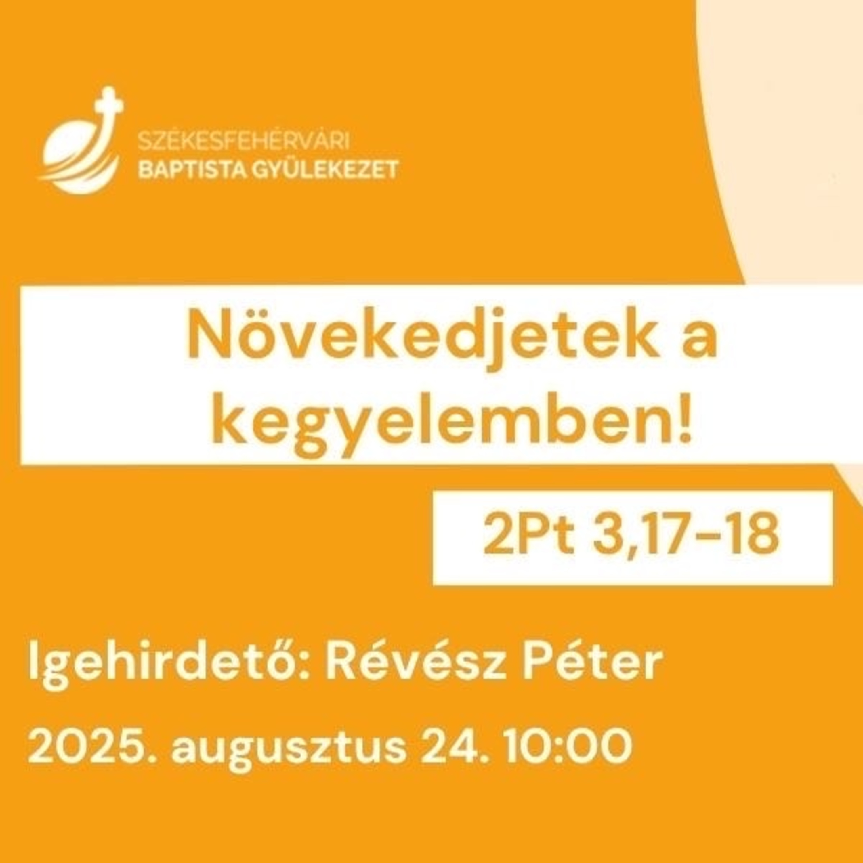 Növekedjetek a kegyelemben episode artwork