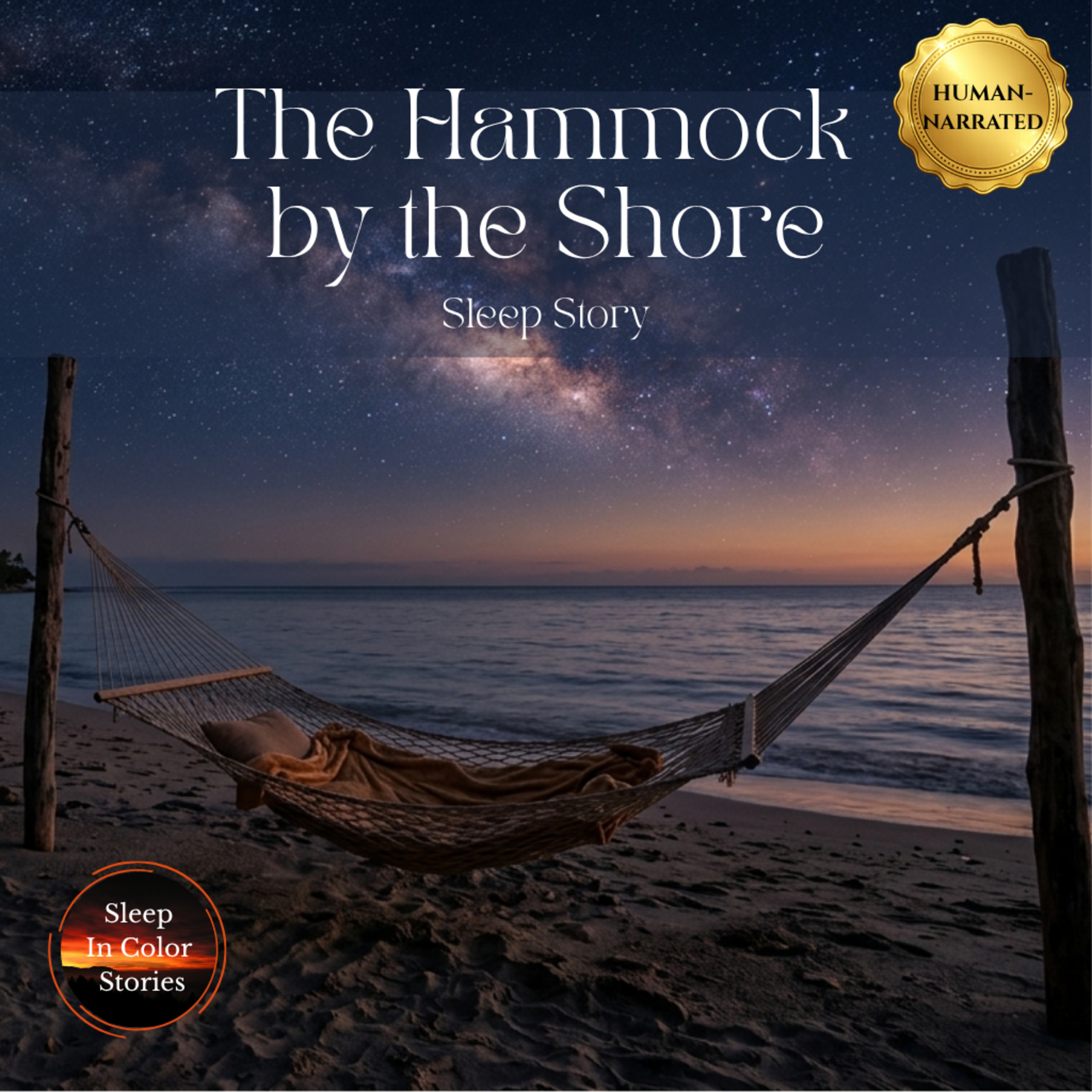 Long Sleep Story for Adults| 4 HOURS | No Ads | The Hammock by the Shore | Ocean Sounds | Female Voice episode artwork